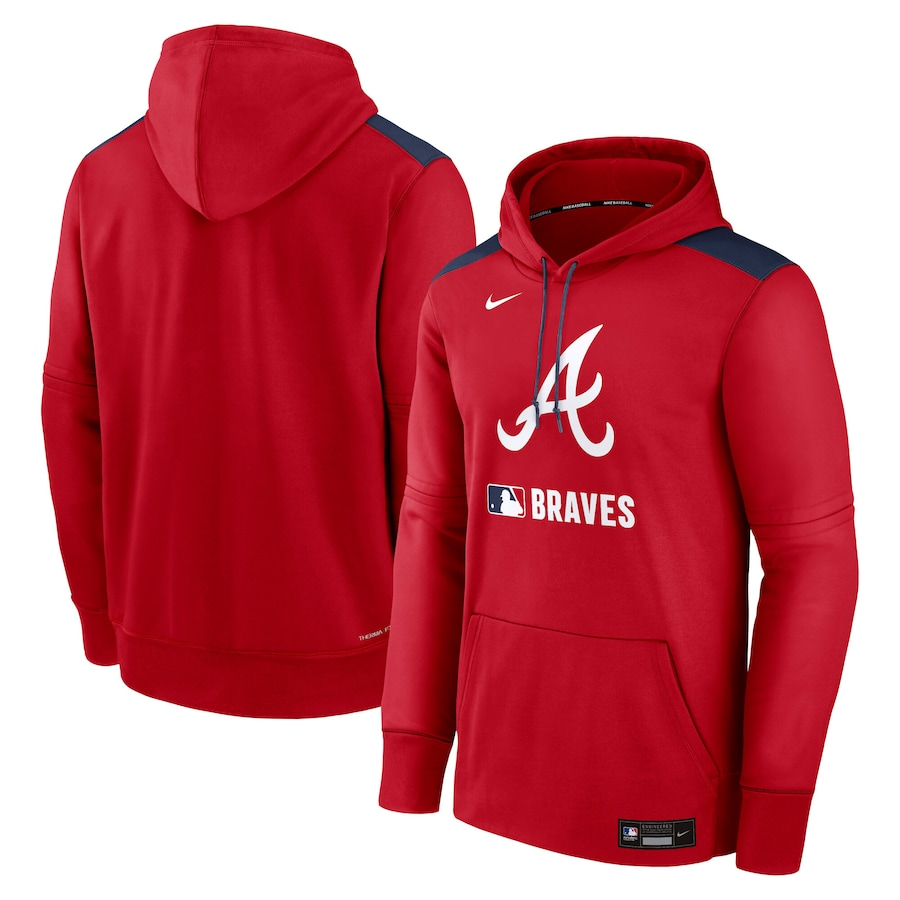 Atlanta Braves Performance Pullover Hoodie baseball jersey product view 1