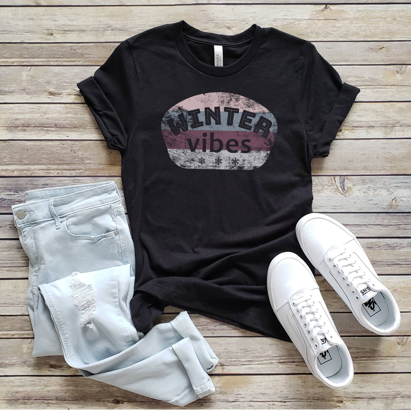 Winter Vibes Tee | Seasons | Sizes XS-2XL Unisex T-shirt, Sweatshirt, Hoodie, Long Sleeve Tee - T-Shirt, Sweatshirt, Hoodie