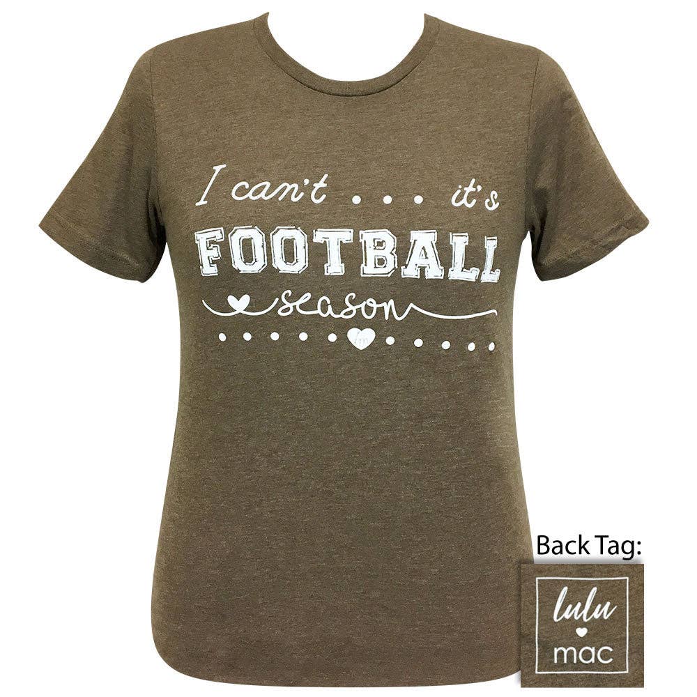 Lulu Mac-Football Season-Heather Brown SS-LM40 Unisex T-shirt, Sweatshirt, Hoodie, Long Sleeve Tee - T-Shirt, Sweatshirt, Hoodie