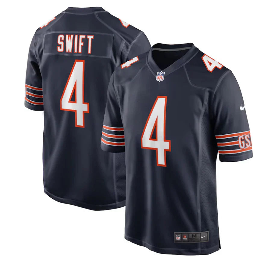 D'Andre Swift Chicago Bears Jersey football jersey product view 1