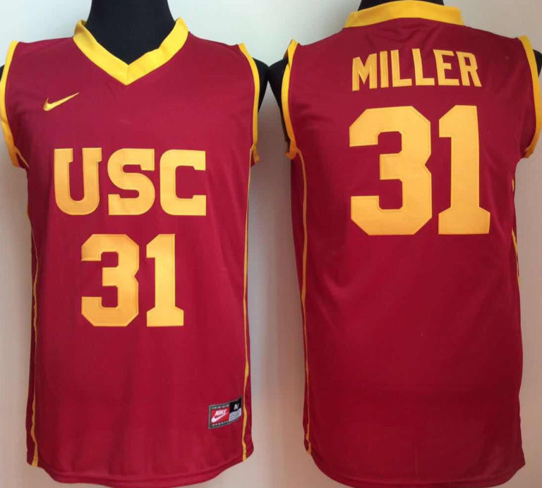 Men's USC Trojans Cheryl Miller Cardinal Player Game Jersey sports jersey product view 1