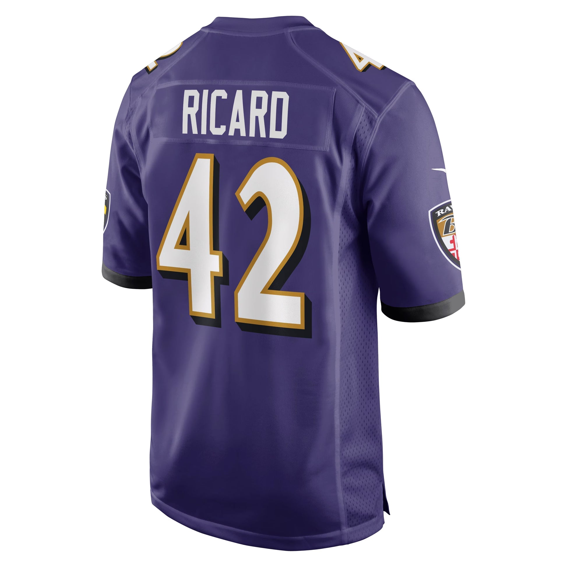 Baltimore Ravens Patrick Ricard Purple Game Jersey football jersey product view 3