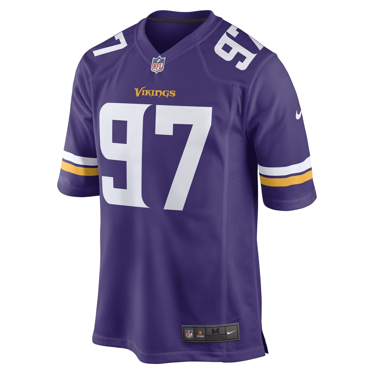 Harrison Phillips Minnesota Vikings Game Jersey - Purple football jersey product view 2