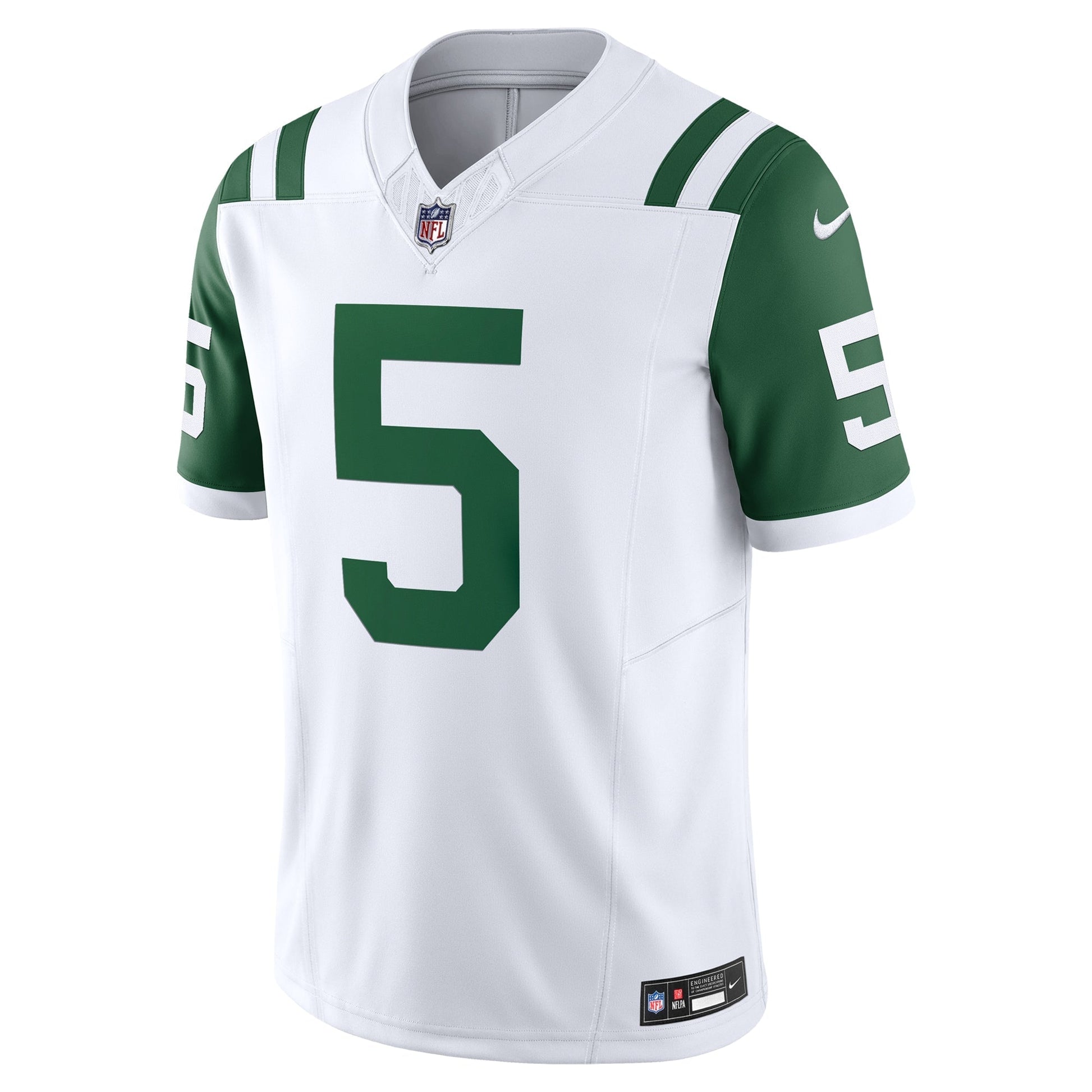 Garrett Wilson New York Jets Classic Alternate Vapor F.U.S.E. Limited Jersey - White football jersey product view 2