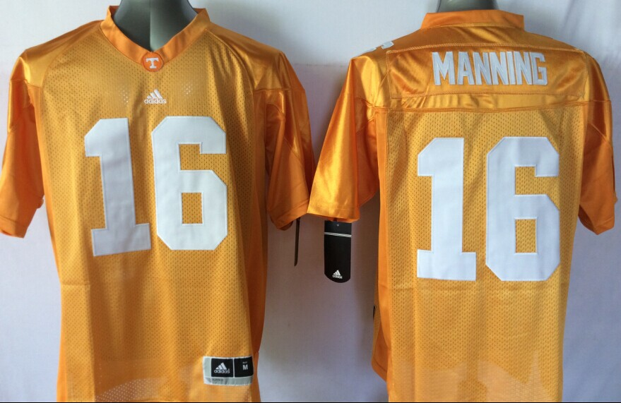 Men's Tennessee Volunteers Peyton Manning Orange Player Jersey sports jersey product view 1