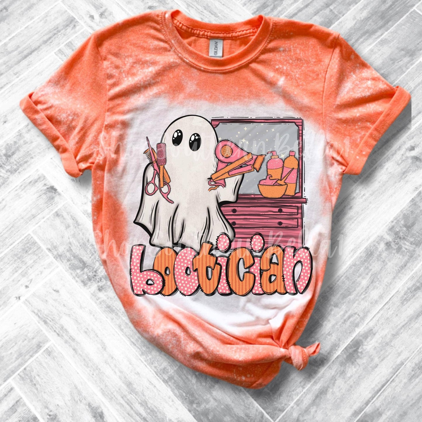 Bootician Beautician - Plus Size Spooky Bleached Tee Unisex T-shirt, Sweatshirt, Hoodie, Long Sleeve Tee - T-Shirt, Sweatshirt, Hoodie