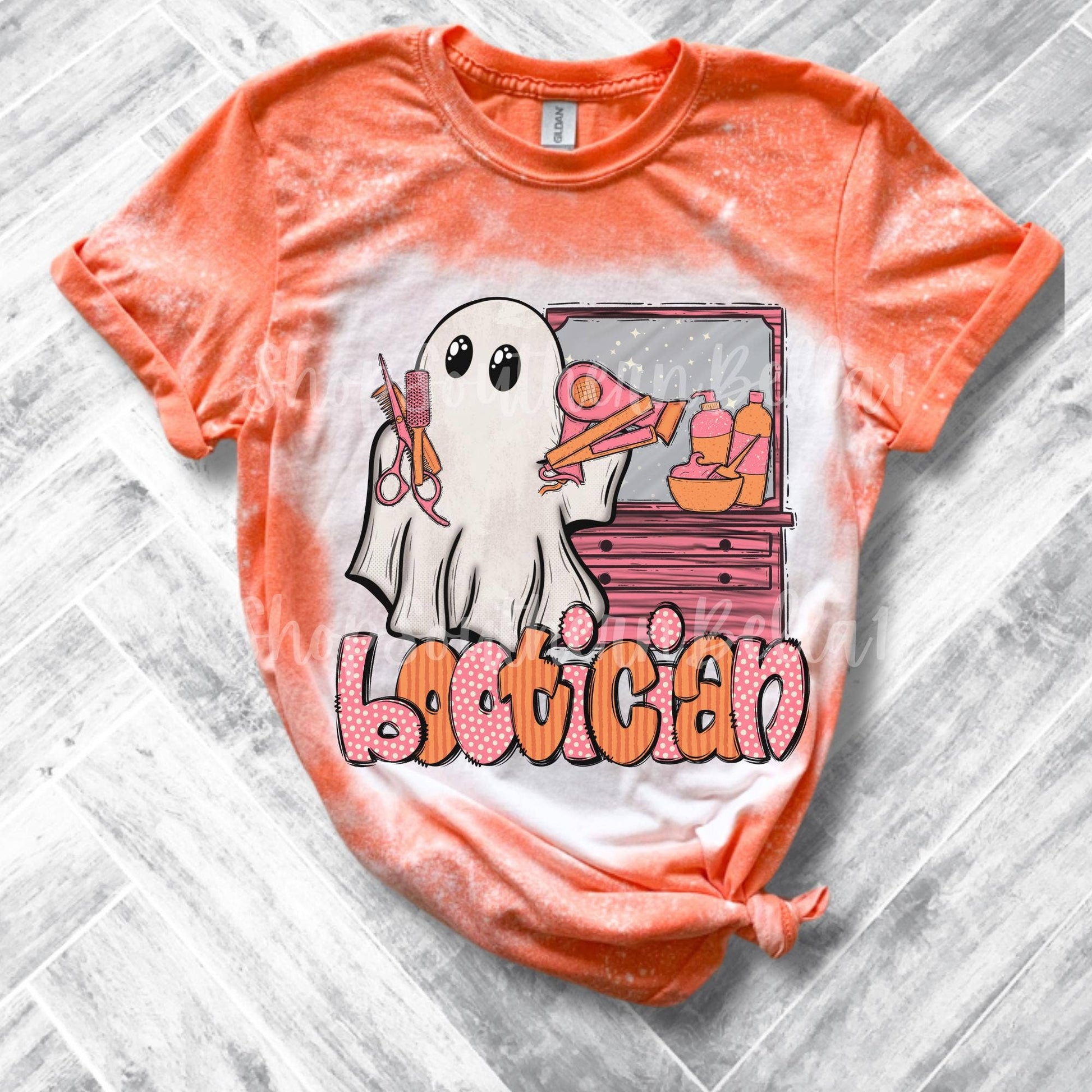 Bootician Beautician - Plus Size Spooky Bleached Tee Unisex T-shirt, Sweatshirt, Hoodie, Long Sleeve Tee - T-Shirt, Sweatshirt, Hoodie