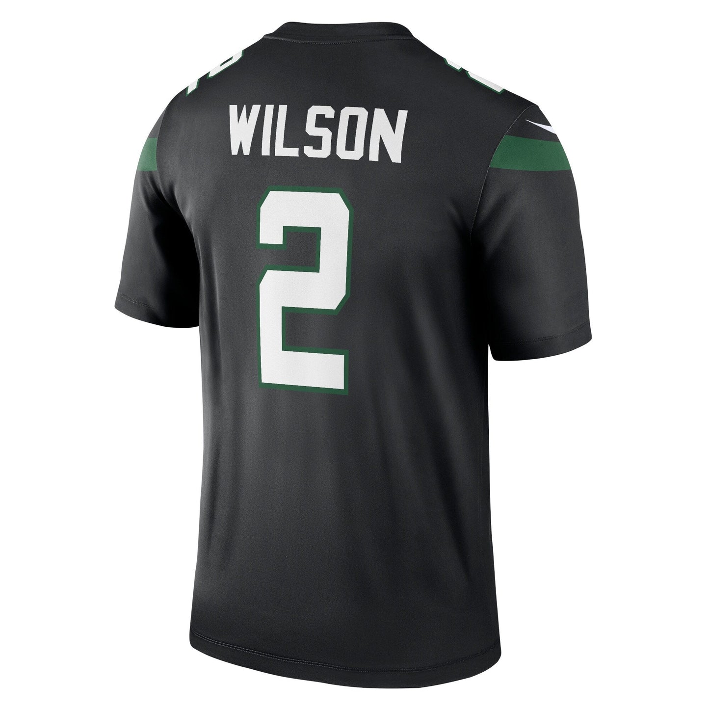 Zach Wilson New York Jets Legend Jersey - Black football jersey product view 3
