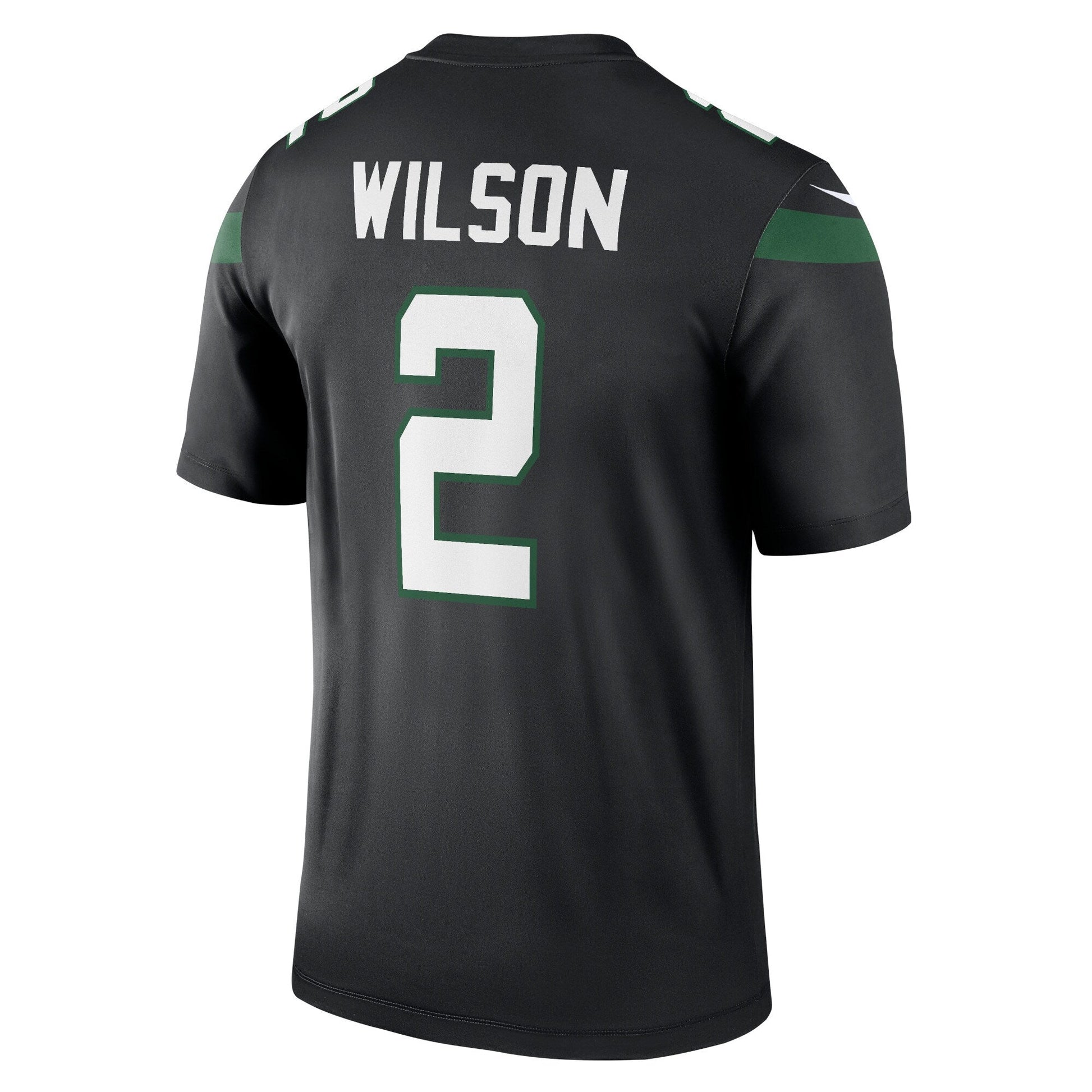 Zach Wilson New York Jets Legend Jersey - Black football jersey product view 3