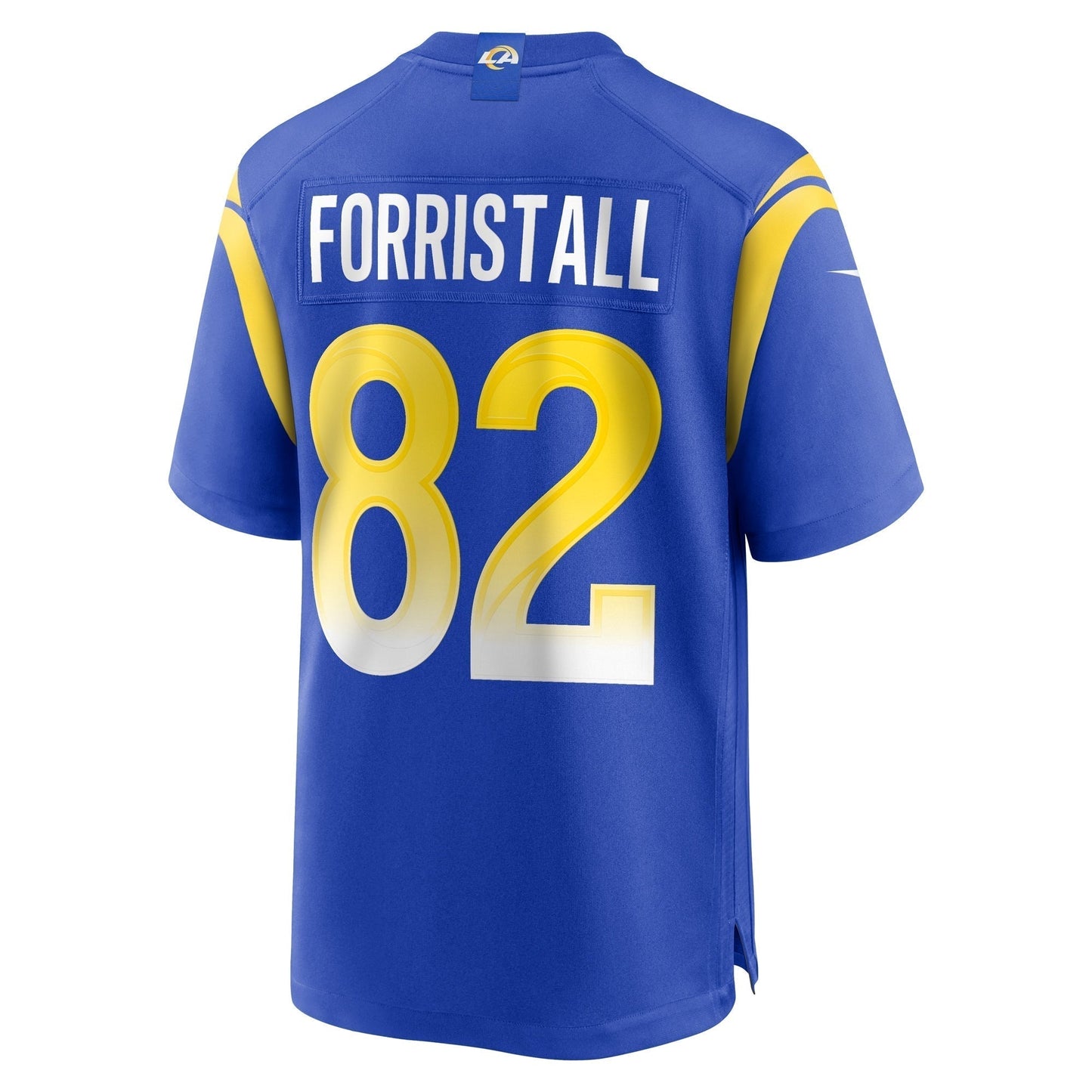 Miller Forristall Los Angeles Rams Game Jersey - Royal football jersey product view 3