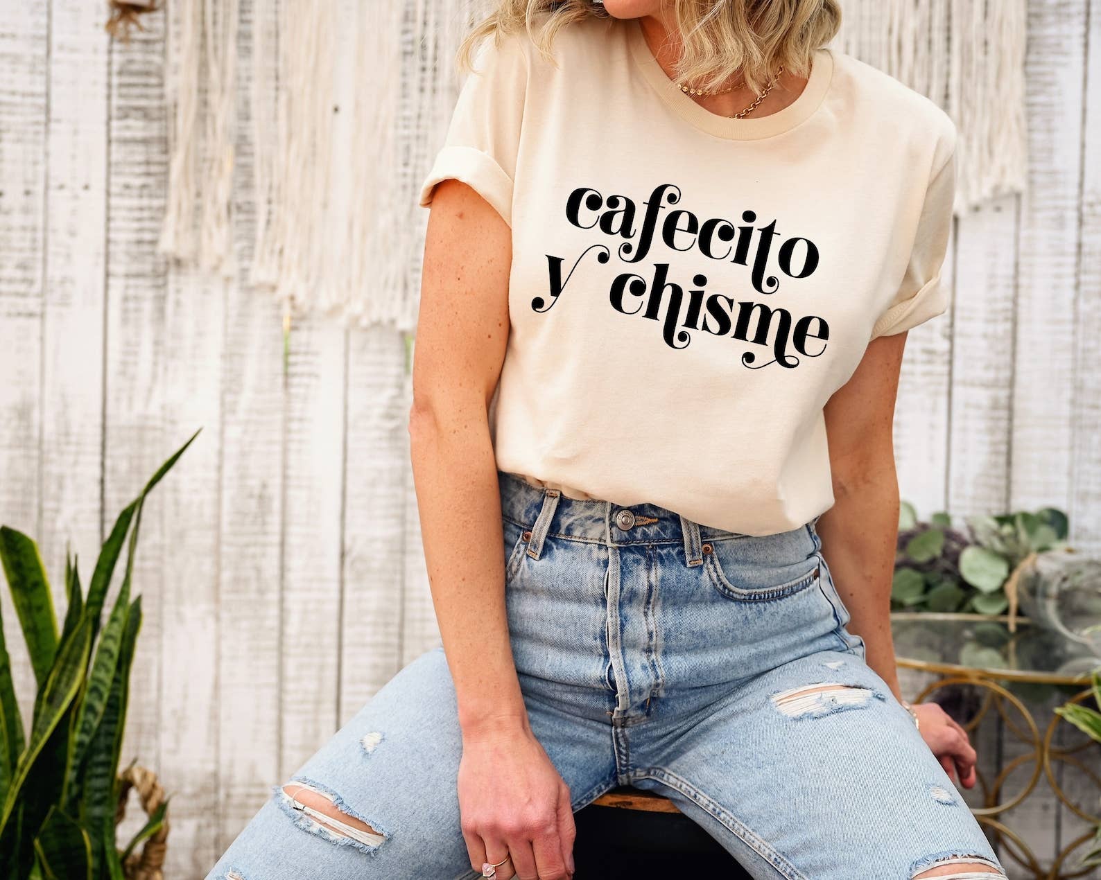 Cafecito Y Chisme T-Shirt Unisex T-shirt, Sweatshirt, Hoodie, Long Sleeve Tee - T-Shirt, Sweatshirt, Hoodie