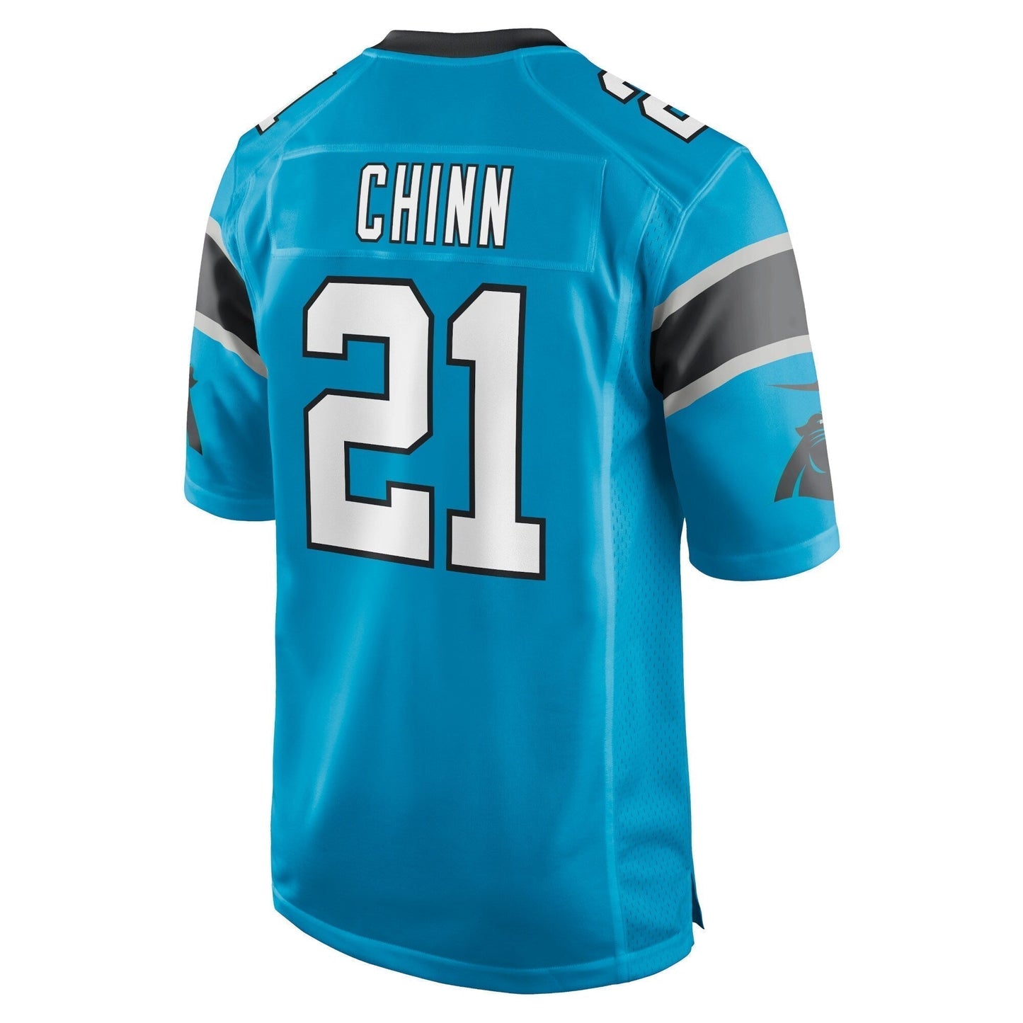 Jeremy Chinn Carolina Panthers Game Jersey - Blue football jersey product view 3