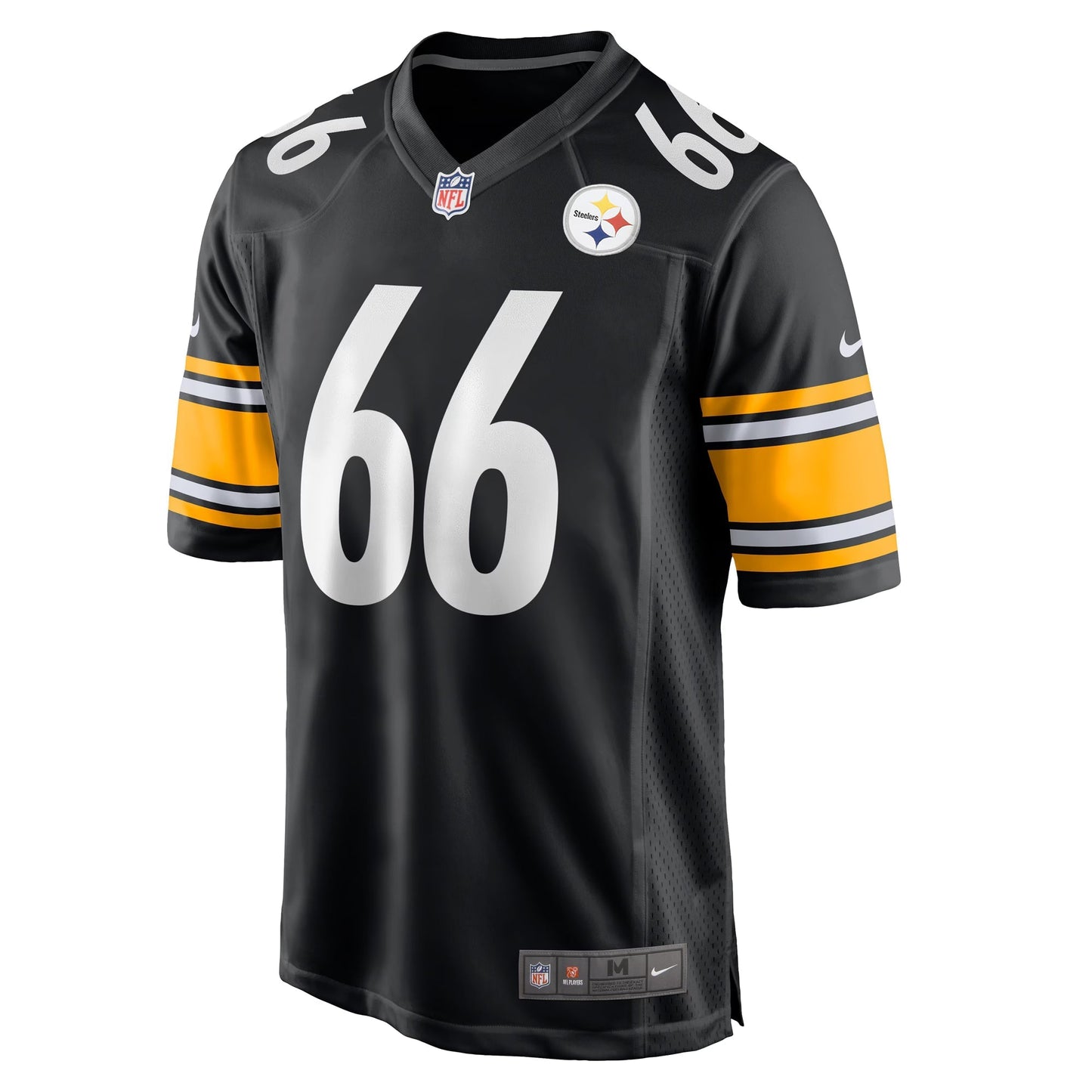 Pittsburgh Steelers Mason McCormick Black Game Jersey football jersey product view 2