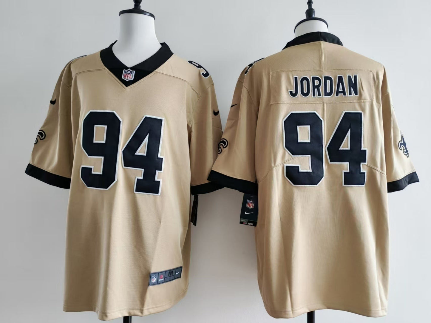 Men's New Orleans Saints Cameron Jordan Jersey-Gold football jersey product view 1