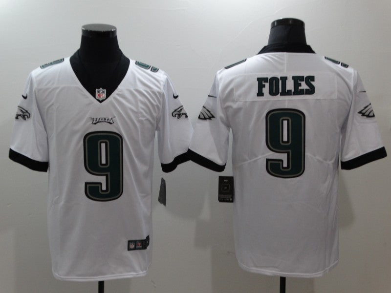 Men's Philadelphia Eagles Nick Foles White Game Jersey football jersey product view 1