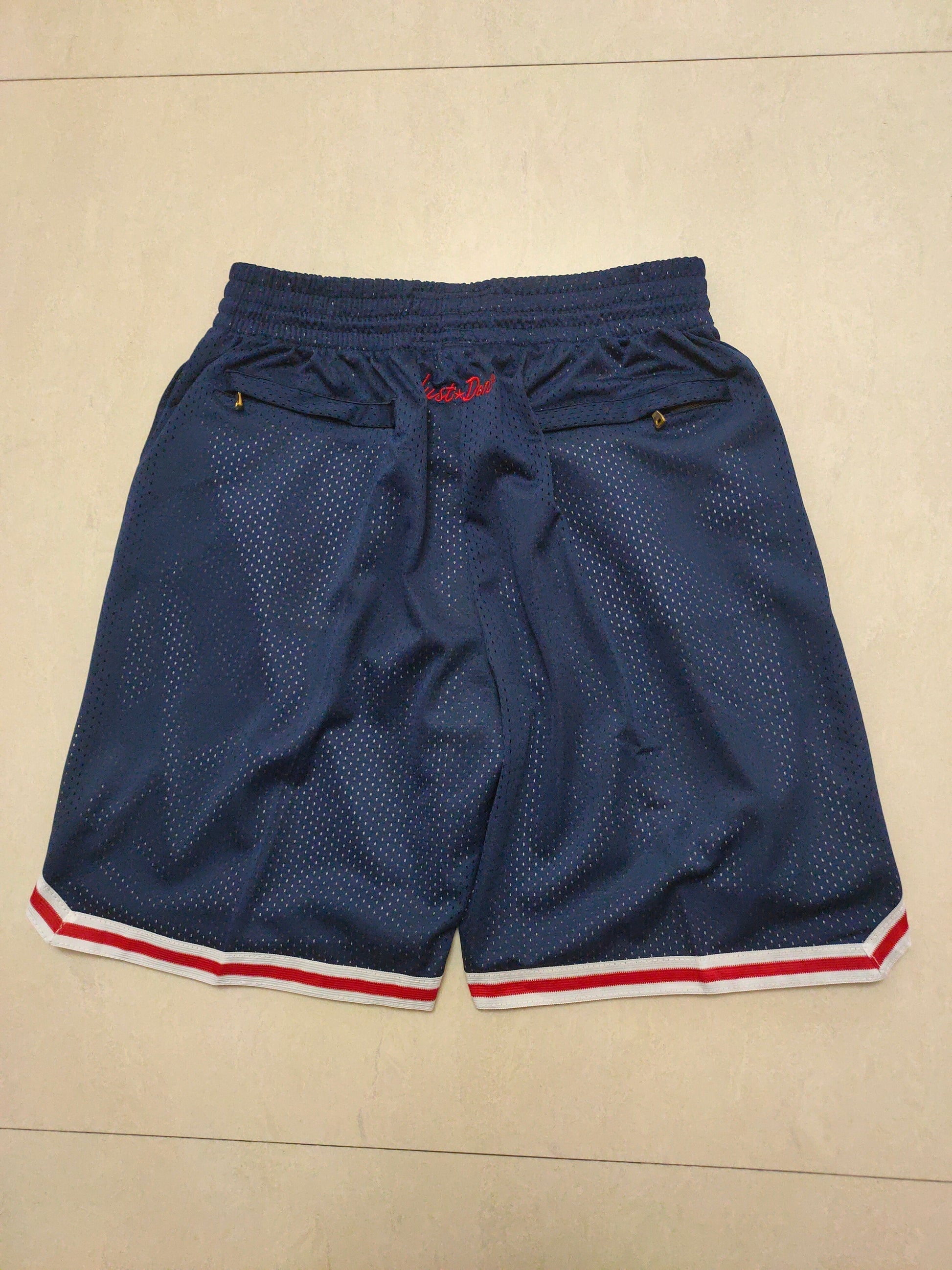 JUST DON New York Giants Pocket Shorts football jersey product view 2
