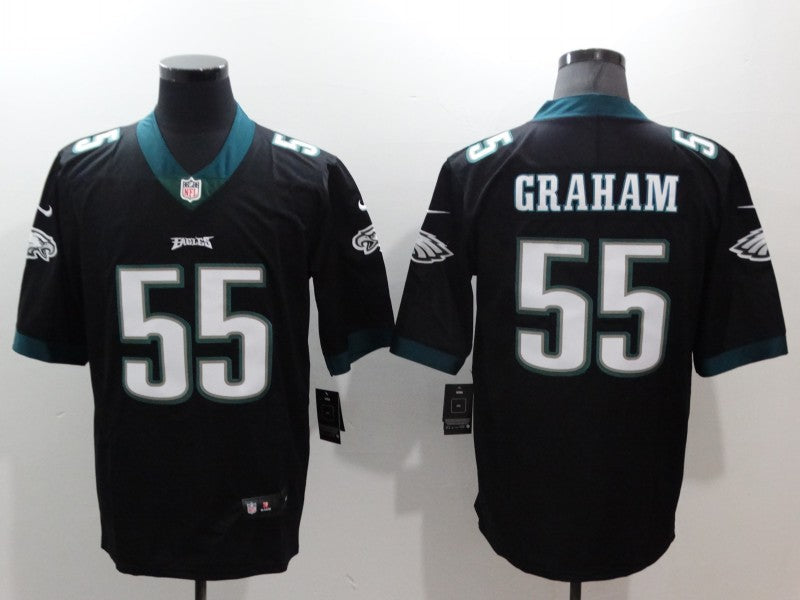 Men's Philadelphia Eagles Brandon Graham Black Game Jersey football jersey product view 1