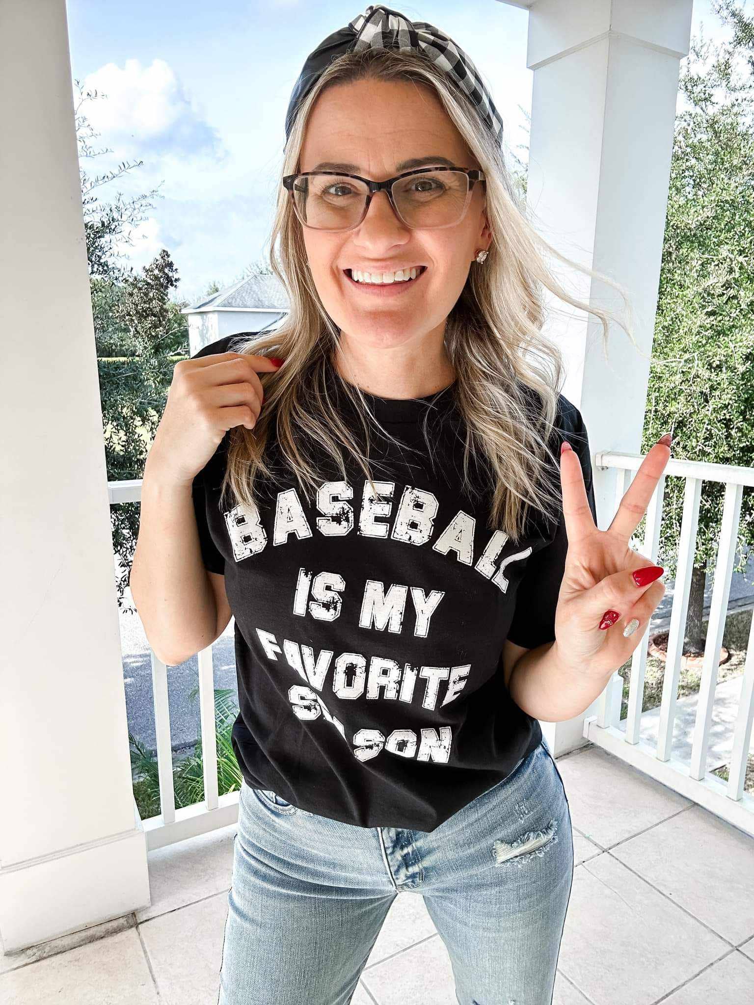 Game Day Baseball Is My Favorite Season Tultex Graphic Tee Unisex T-shirt, Sweatshirt, Hoodie, Long Sleeve Tee - T-Shirt, Sweatshirt, Hoodie