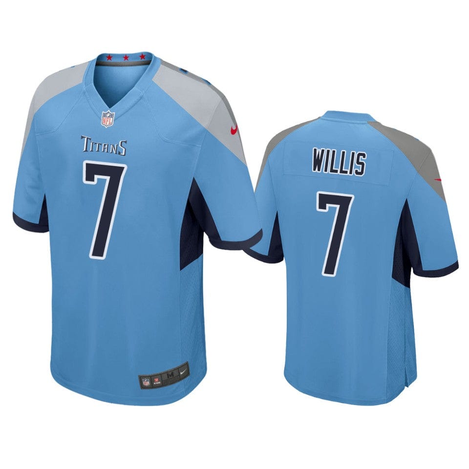 Malik Willis Tennessee Titans Jersey football jersey product view 1