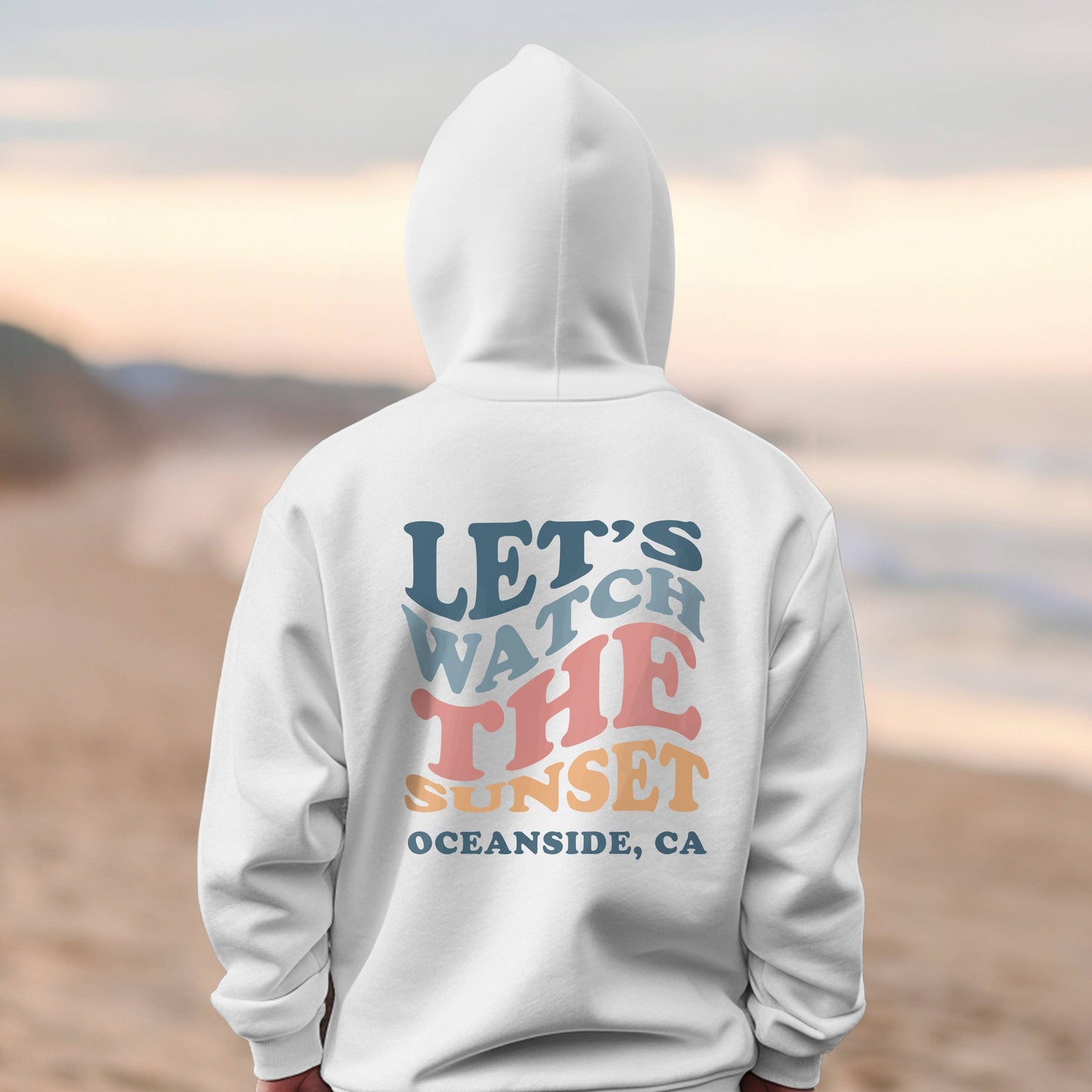 Customizable Let's Watch the Sunset Hoodie | S-2XL Unisex T-shirt, Sweatshirt, Hoodie, Long Sleeve Tee - T-Shirt, Sweatshirt, Hoodie