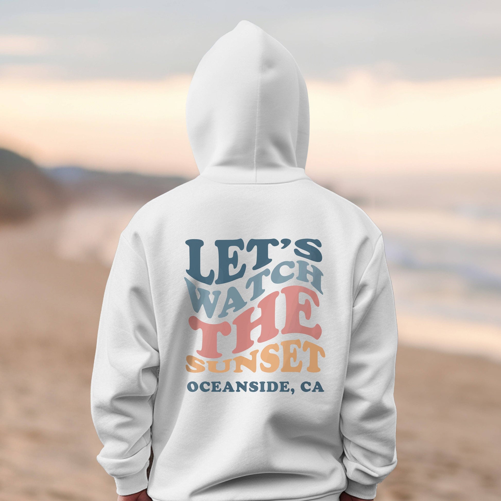 Customizable Let's Watch the Sunset Hoodie | S-2XL Unisex T-shirt, Sweatshirt, Hoodie, Long Sleeve Tee - T-Shirt, Sweatshirt, Hoodie