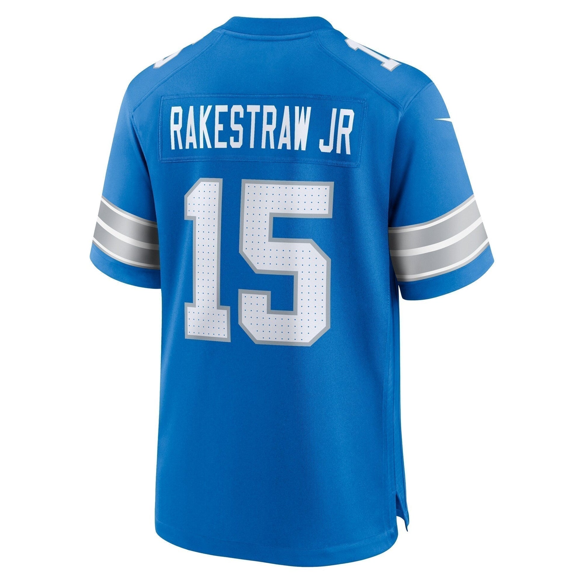 Ennis Rakestraw Jr. Detroit Lions Team Game Jersey - Blue football jersey product view 3