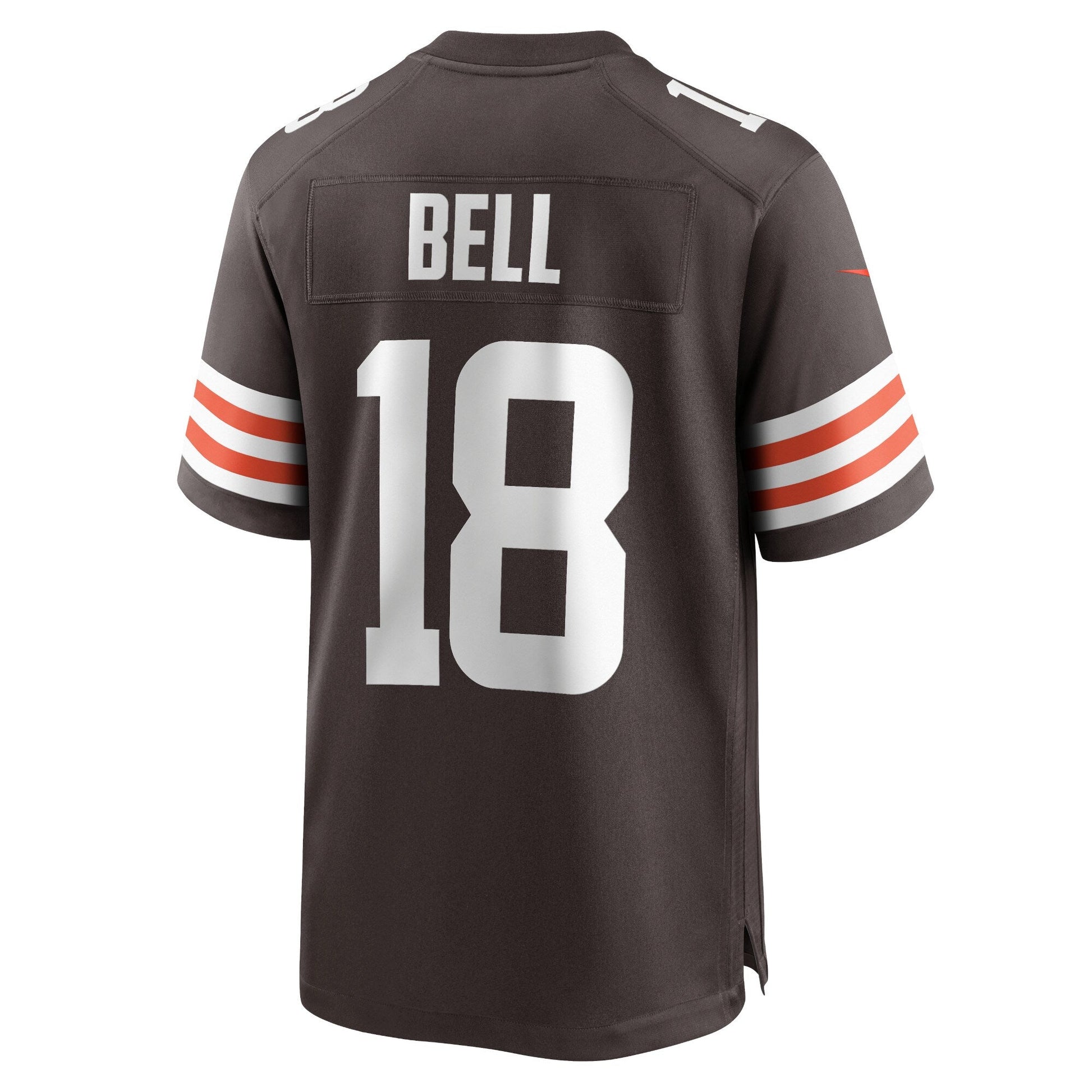 David Bell Cleveland Browns Game Jersey - Brown football jersey product view 3