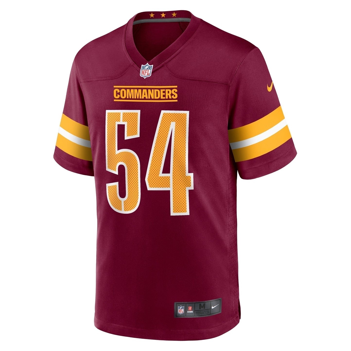 Camaron Cheeseman Washington Commanders Game Jersey - Burgundy football jersey product view 2