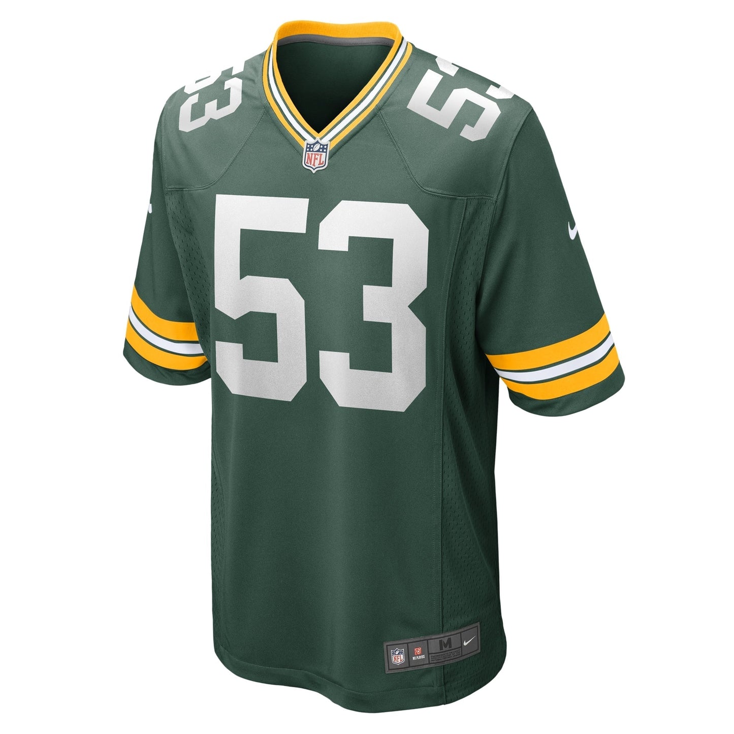 Arron Mosby Green Bay Packers Team Game Jersey - Green football jersey product view 2
