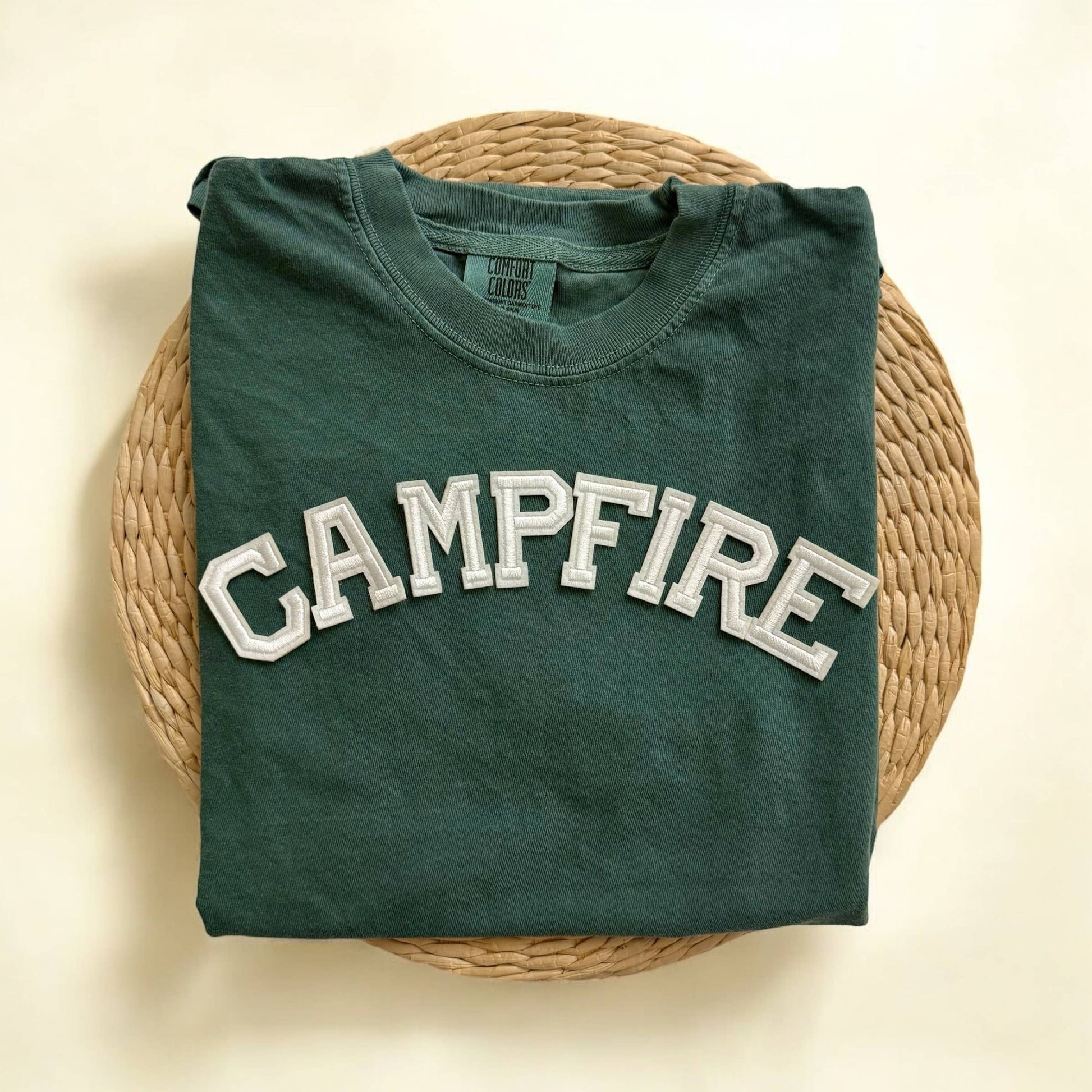 Campfire Comfort Colors Short Sleeve Shirt, Camping Tshirts Unisex T-shirt, Sweatshirt, Hoodie, Long Sleeve Tee - T-Shirt, Sweatshirt, Hoodie