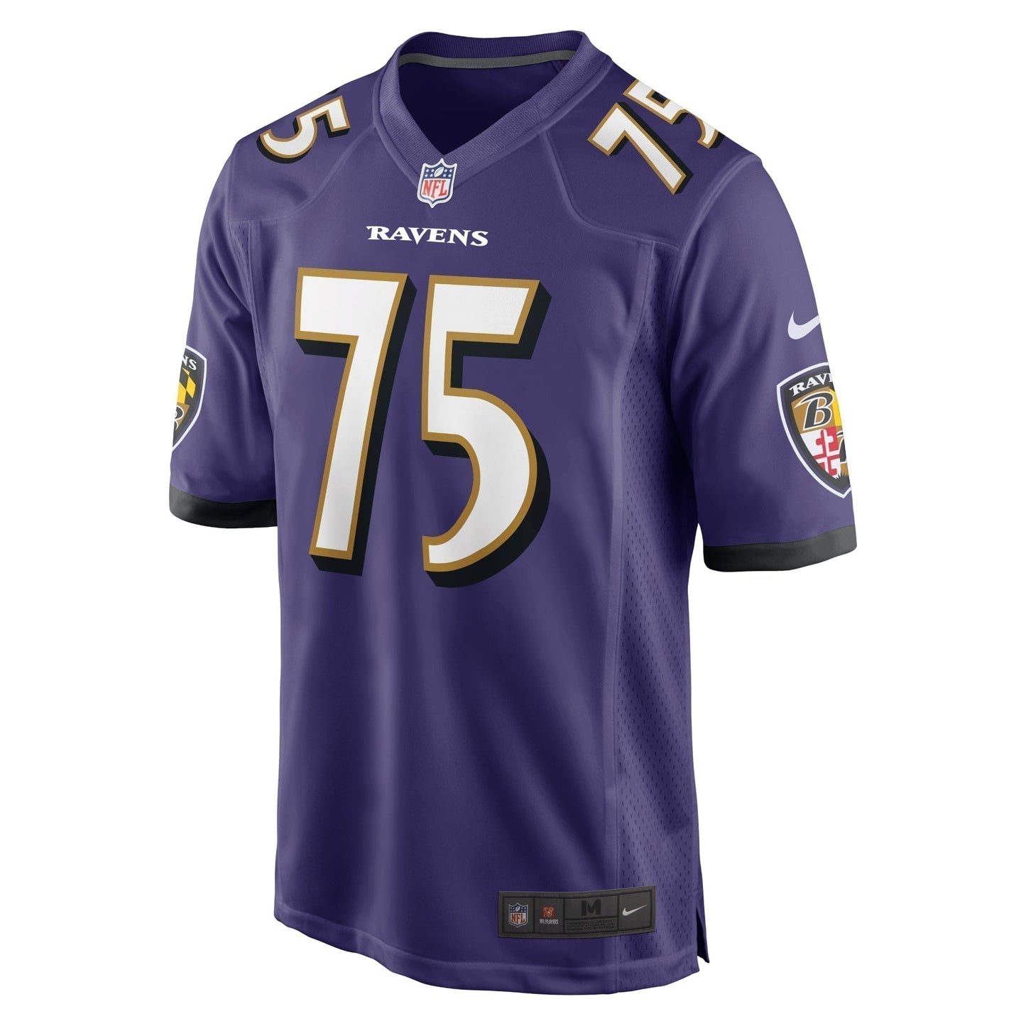 Jonathan Ogden Baltimore Ravens Retired Game Jersey - Purple football jersey product view 2