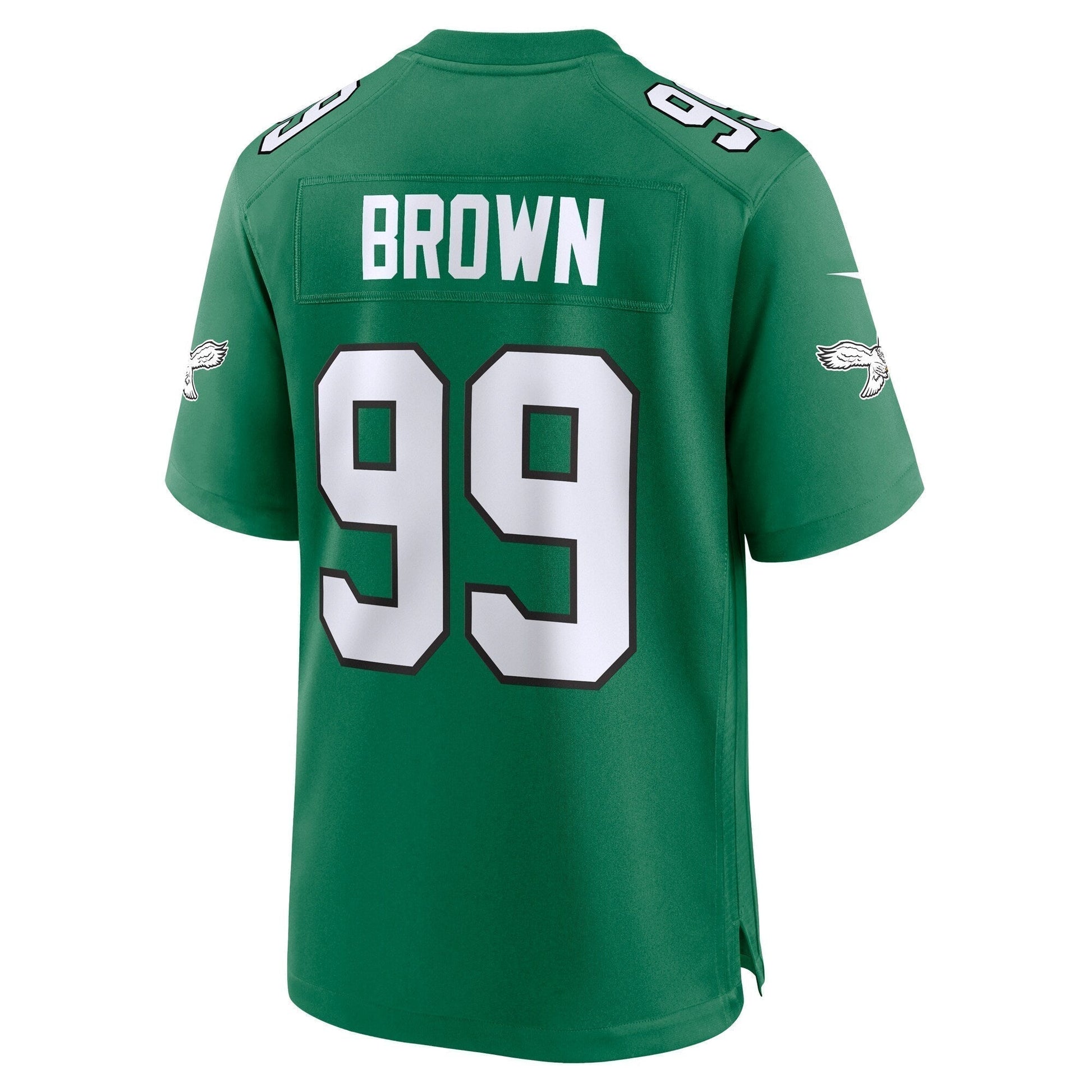 Jerome Brown Philadelphia Eagles Alternate Game Jersey - Kelly Green football jersey product view 3