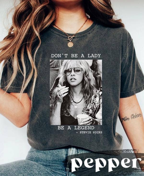 Vintage Stevie Nicks 2024 Tour Shirt - Be A Legend Music Tee Unisex T-shirt, Sweatshirt, Hoodie, Long Sleeve Tee - T-Shirt, Sweatshirt, Hoodie
