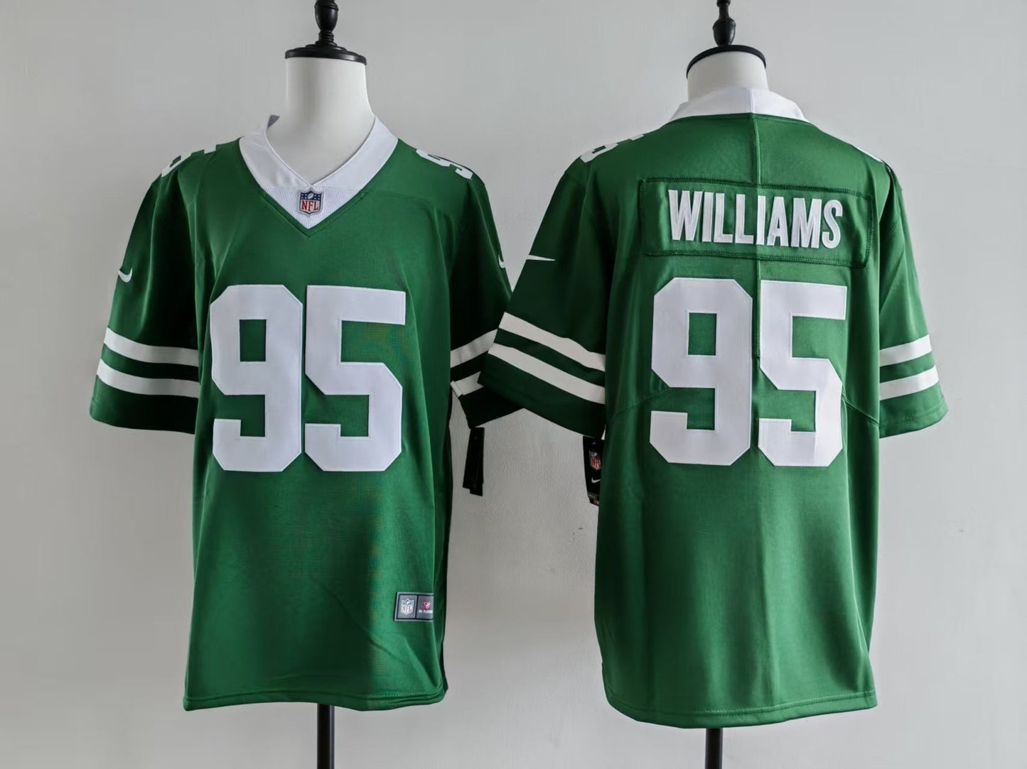 Men's New York Jets Quinnen Williams Jersey-Green football jersey product view 1