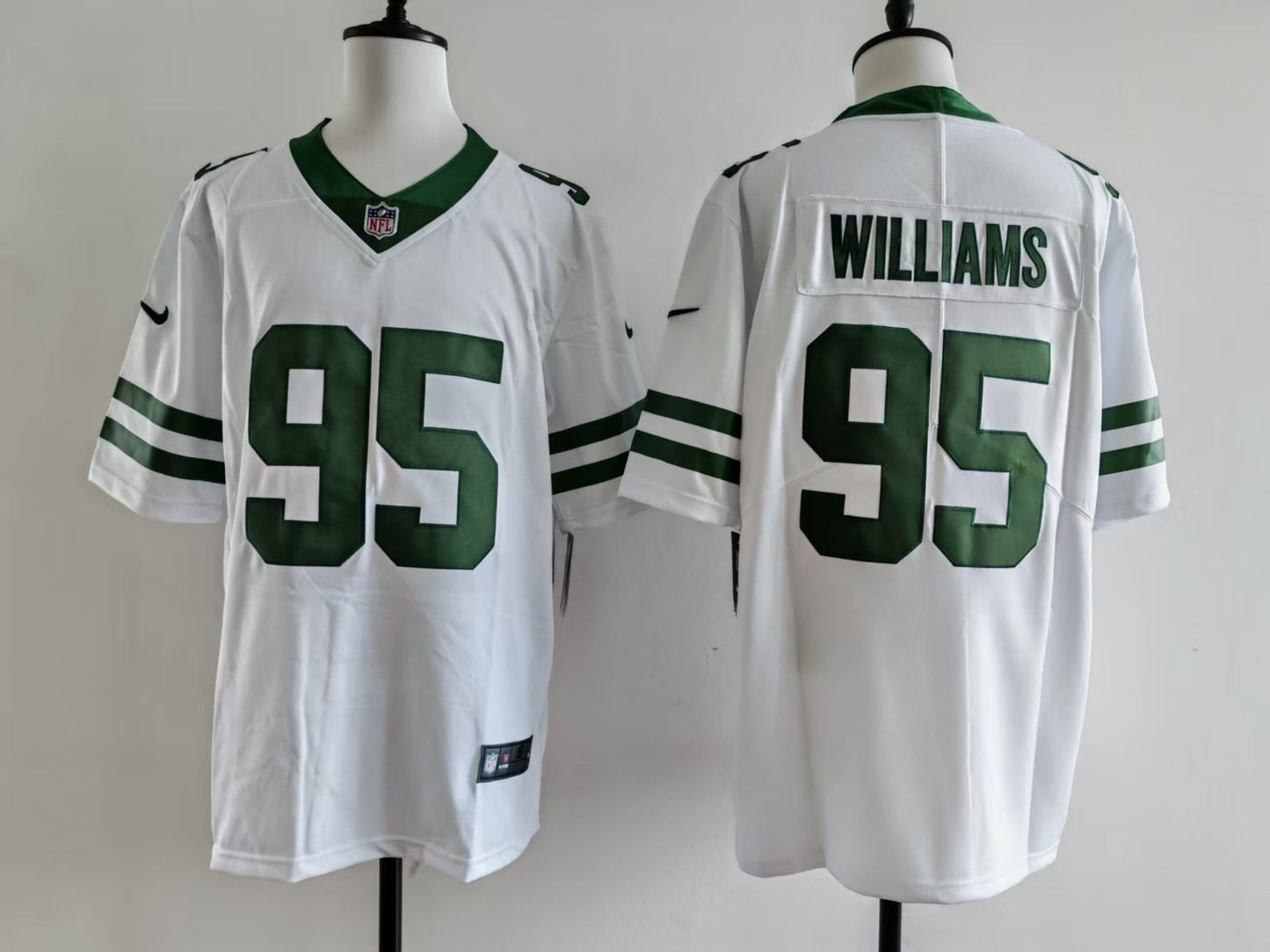 Men's New York Jets Quinnen Williams Jersey-White football jersey product view 1