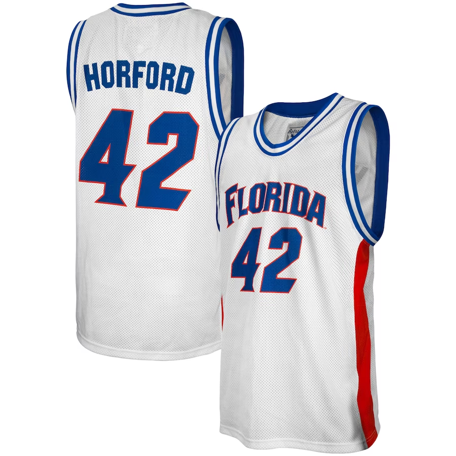 Men's Florida Gators Al Horford White Player Game Jersey sports jersey product view 1