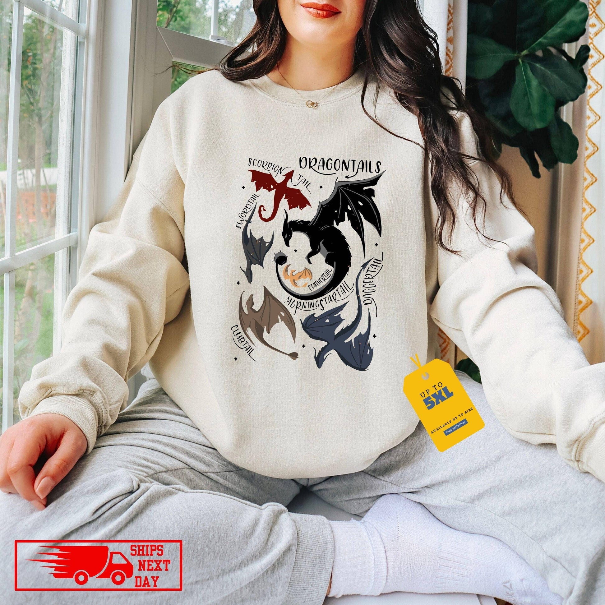 Fantasy Dragon Book Novelty Apparel For Book Lovers Unisex T-shirt, Sweatshirt, Hoodie, Long Sleeve Tee - T-Shirt, Sweatshirt, Hoodie