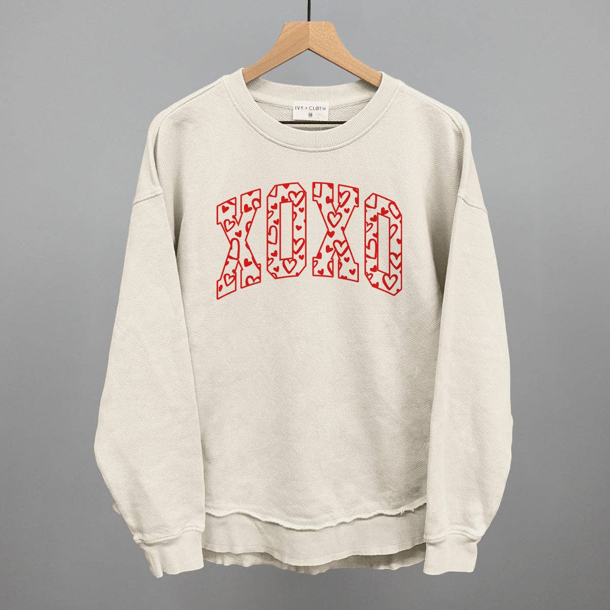 Xoxo Arch + Hearts Unisex T-shirt, Sweatshirt, Hoodie, Long Sleeve Tee - T-Shirt, Sweatshirt, Hoodie
