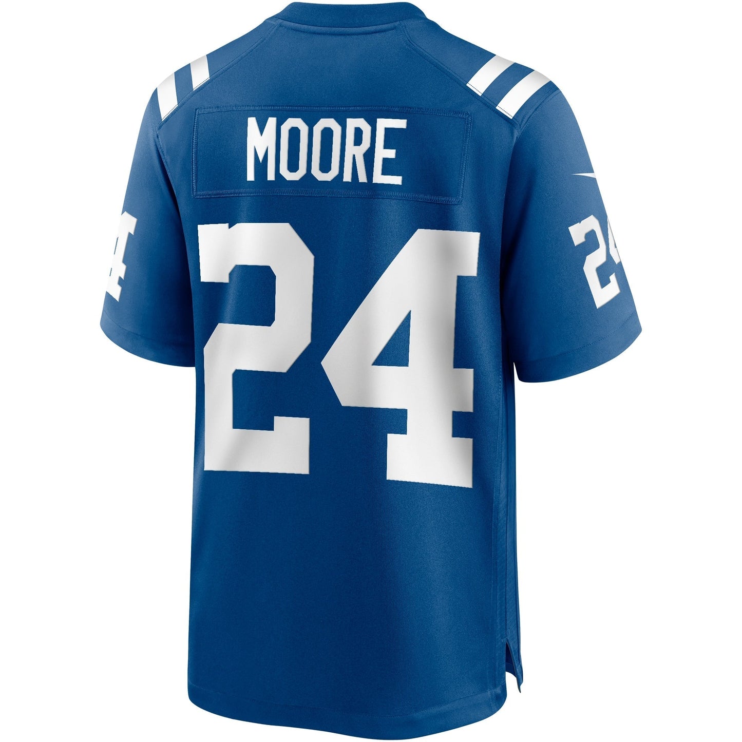 Lenny Moore Indianapolis Colts Game Retired Jersey - Royal football jersey product view 3