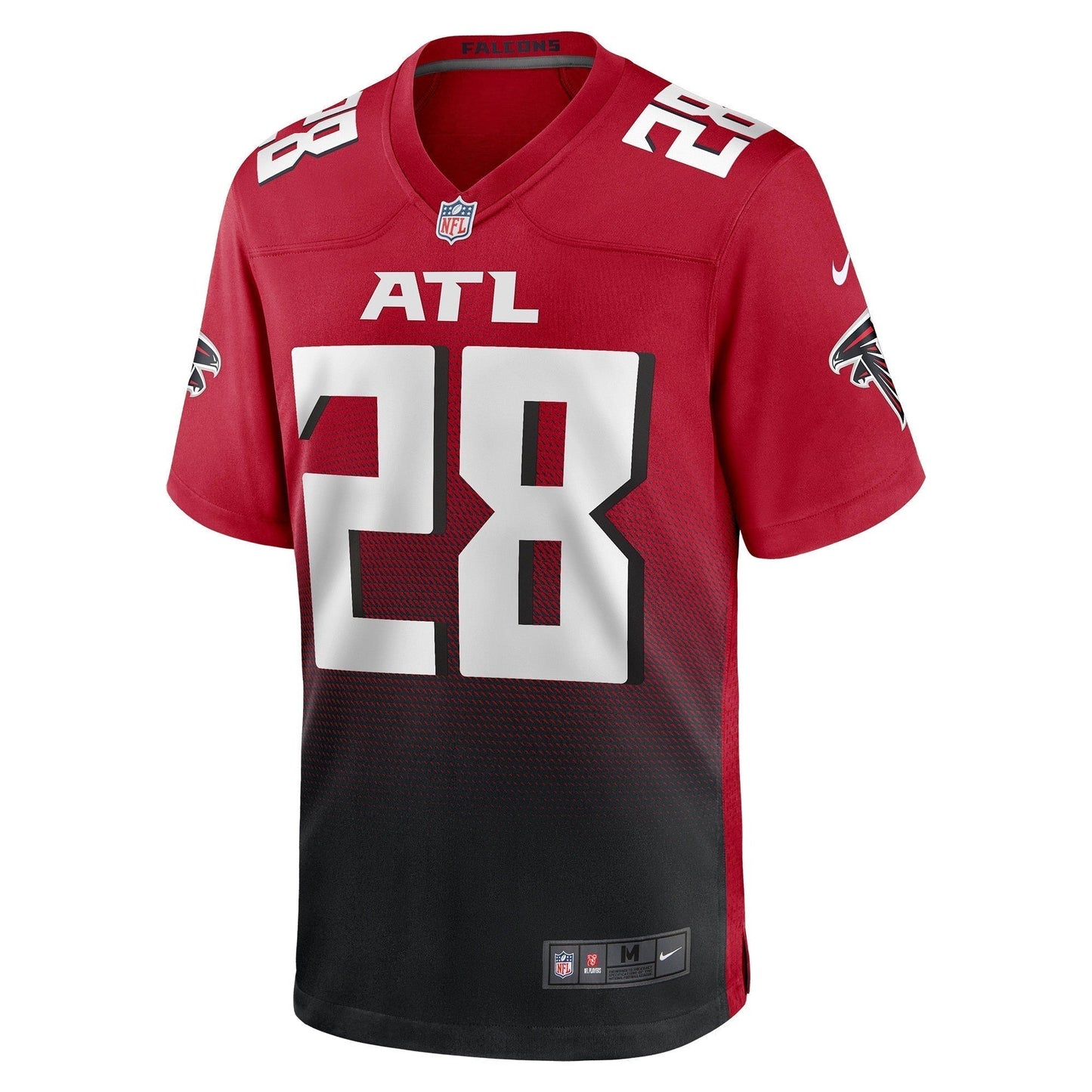 Warrick Dunn Atlanta Falcons Retired Alternate Game Jersey - Red football jersey product view 2
