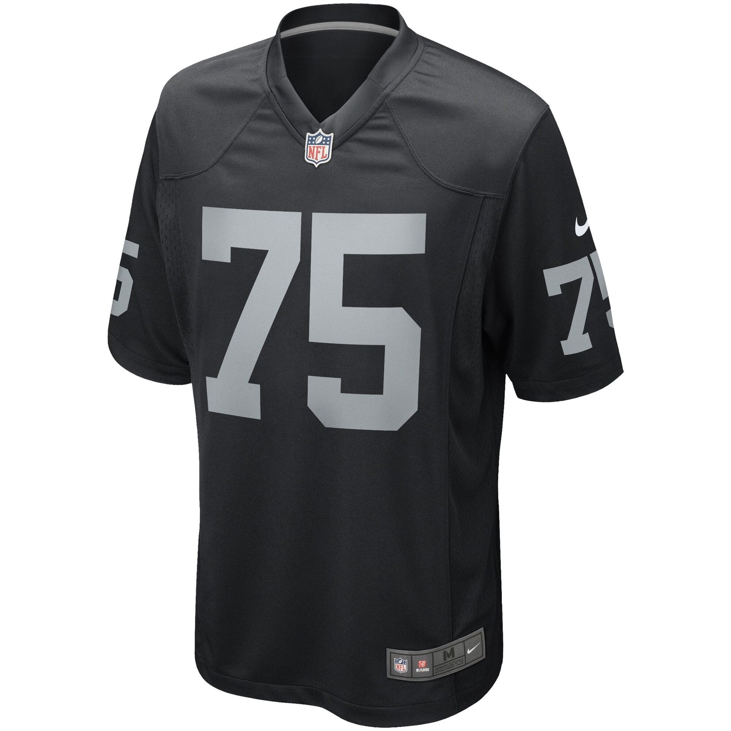 Howie Long Las Vegas Raiders Game Retired Jersey - Black football jersey product view 2