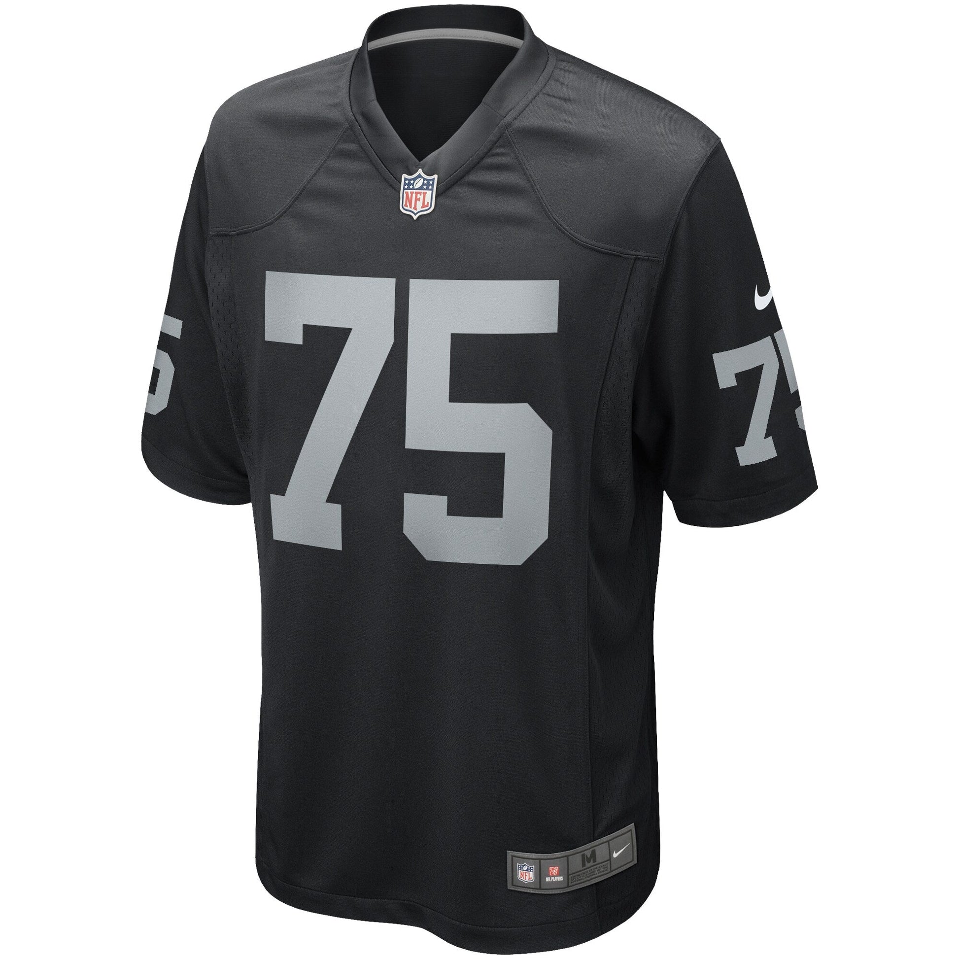 Howie Long Las Vegas Raiders Game Retired Jersey - Black football jersey product view 2
