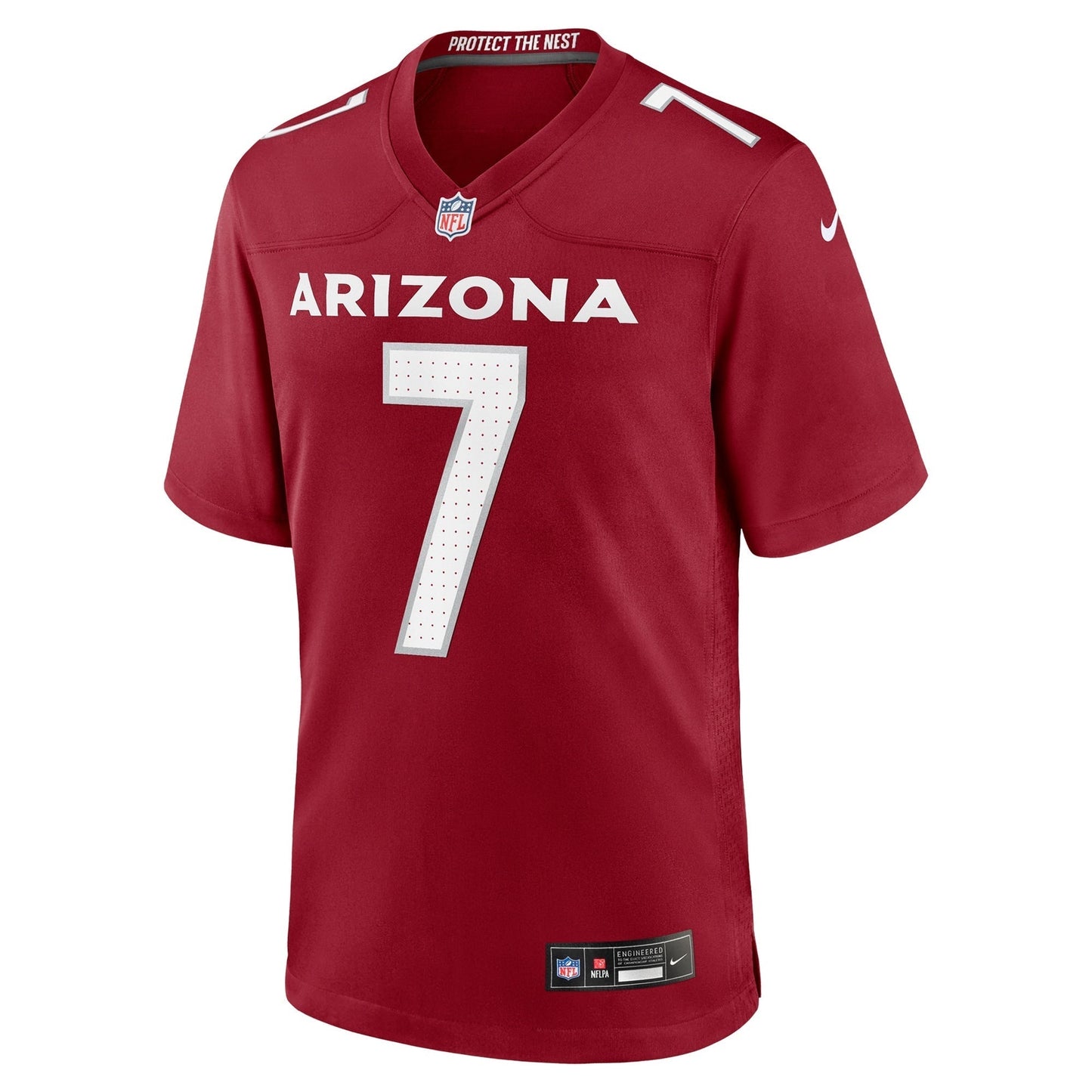 Kyzir White Arizona Cardinals Team Game Jersey - Cardinal football jersey product view 2