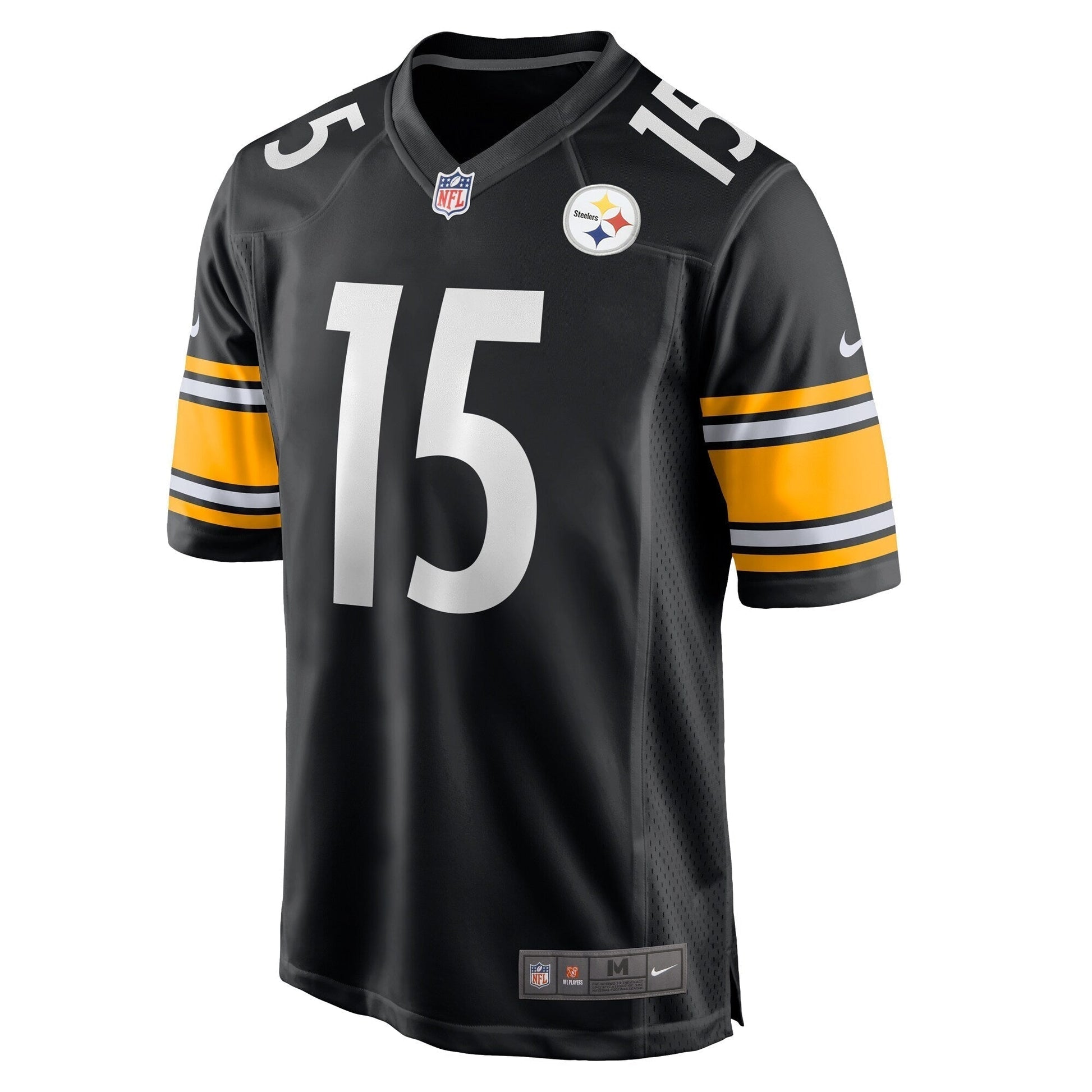 Denzel Mims Pittsburgh Steelers Game Jersey - Black football jersey product view 2