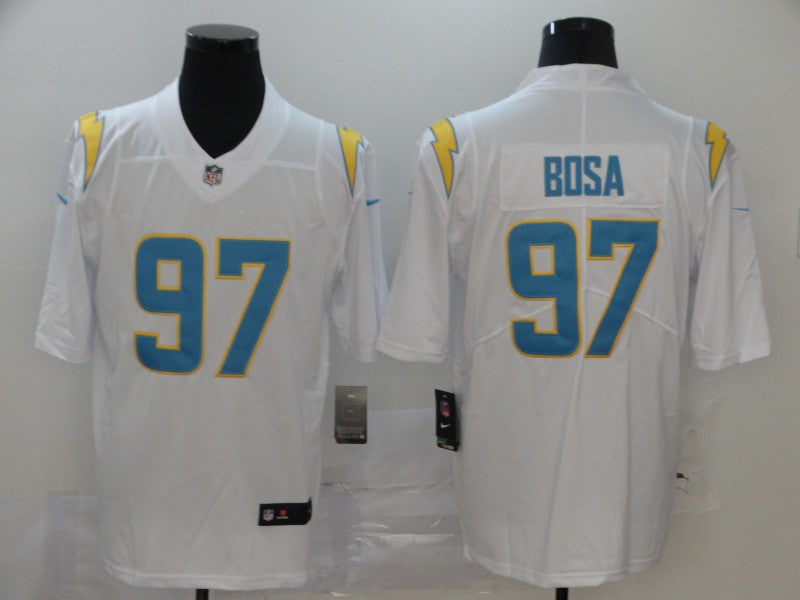 Men's Los Angeles Chargers Joey Bosa #97 White Game Jersey1 football jersey product view 1