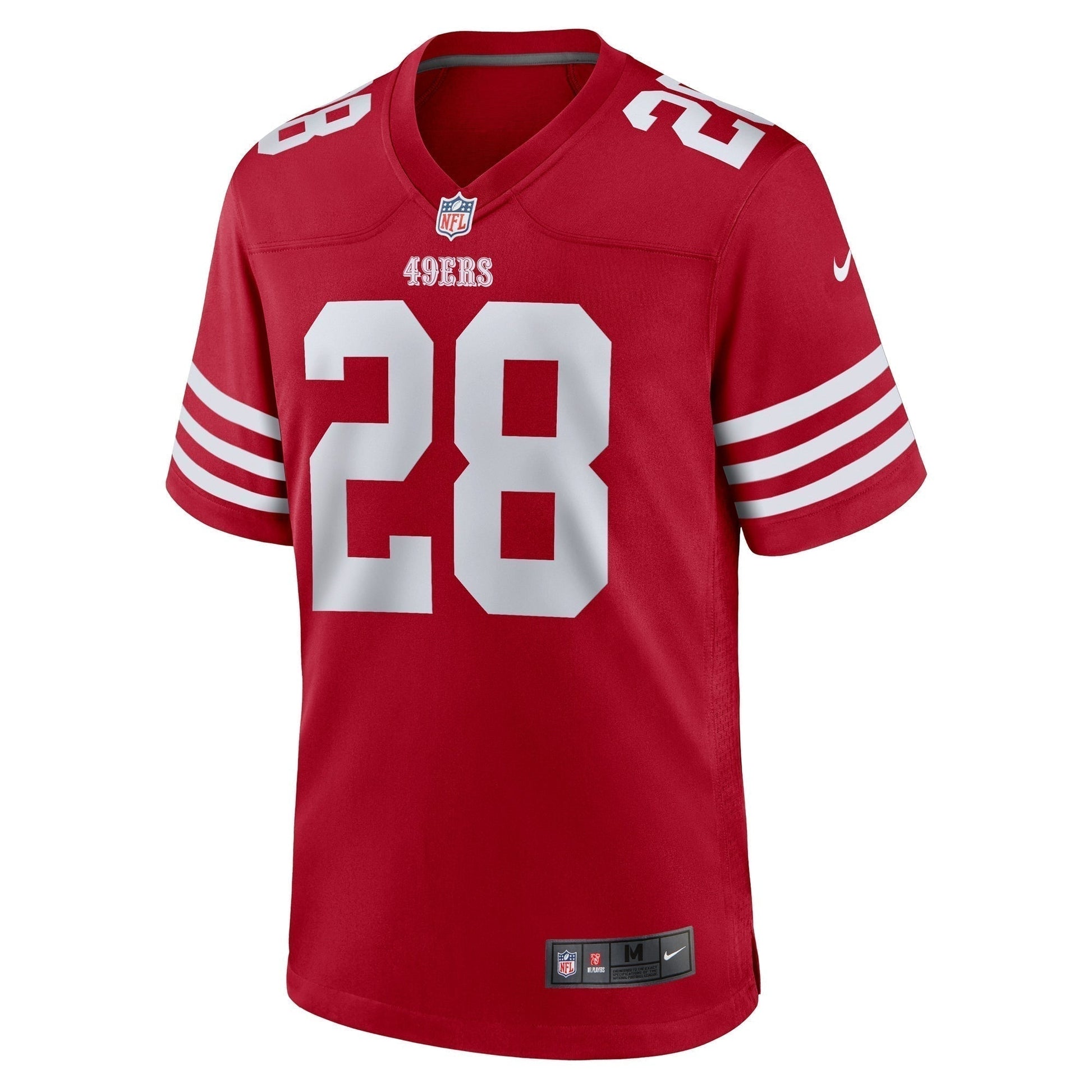 Darrell Luter Jr. San Francisco 49ers Game Jersey - Scarlet football jersey product view 2