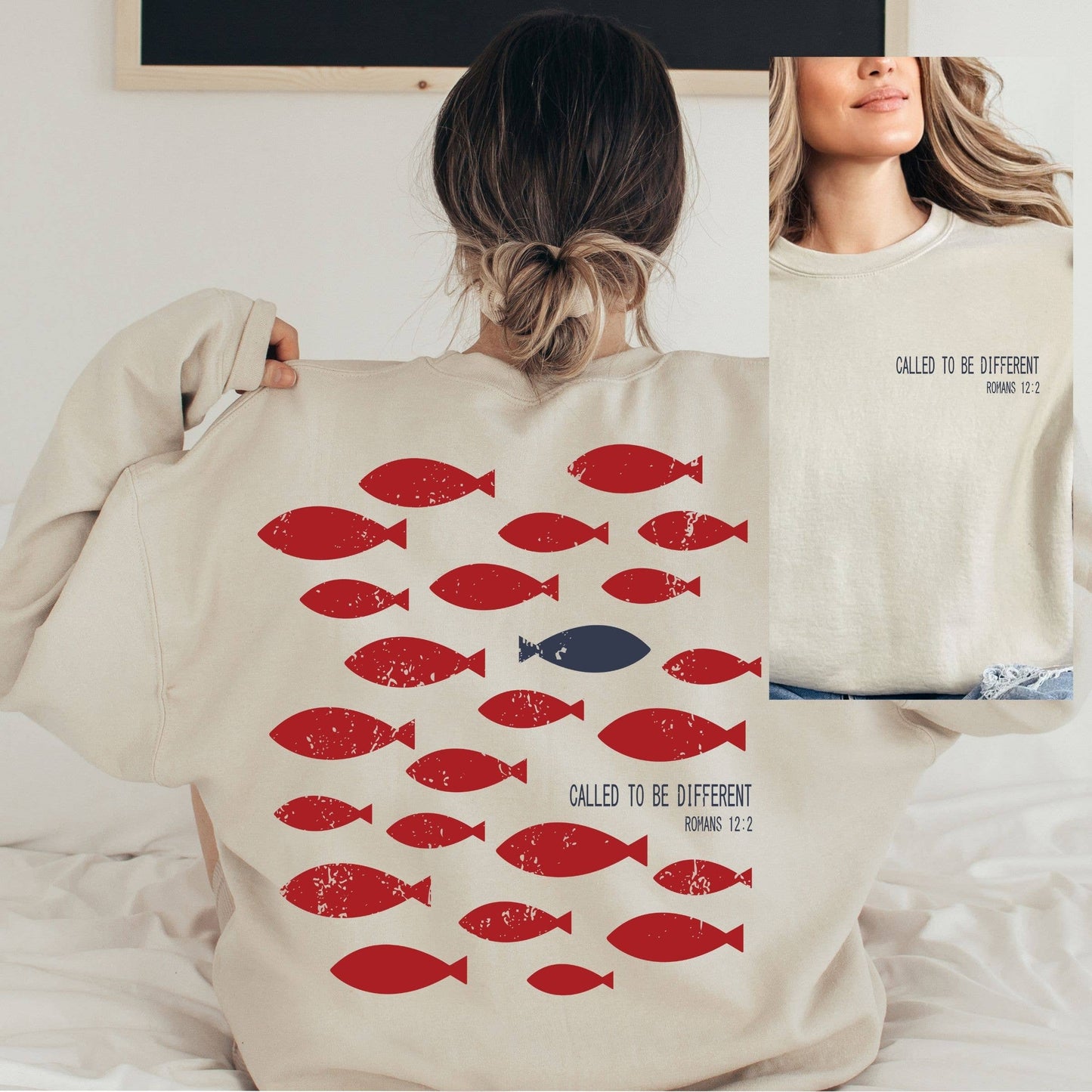 Called To Be Different Faith SummerGraphic Sweatshirt Unisex T-shirt, Sweatshirt, Hoodie, Long Sleeve Tee - T-Shirt, Sweatshirt, Hoodie