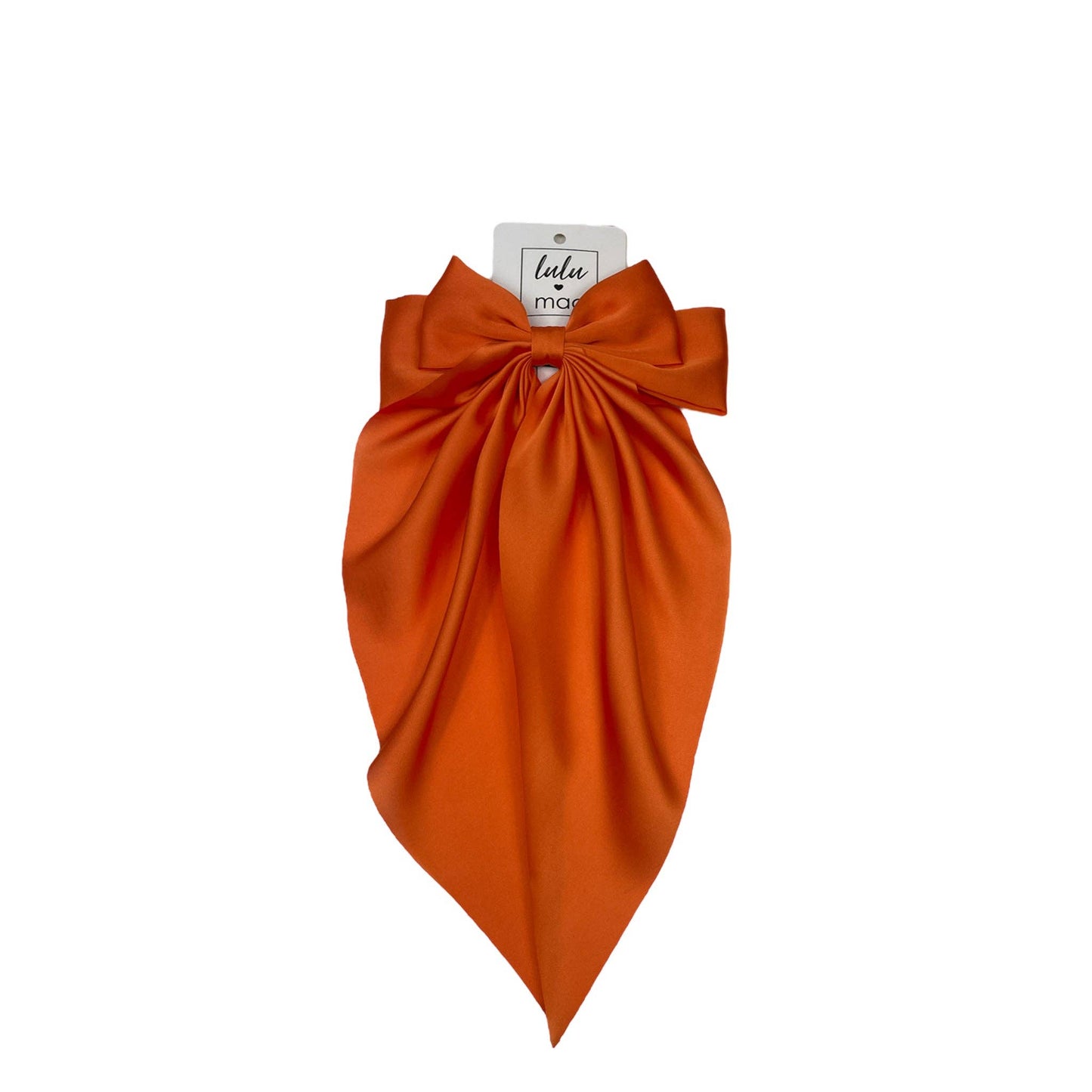 DDL-2270 Large Satin Bow Orange Unisex T-shirt, Sweatshirt, Hoodie, Long Sleeve Tee - T-Shirt, Sweatshirt, Hoodie