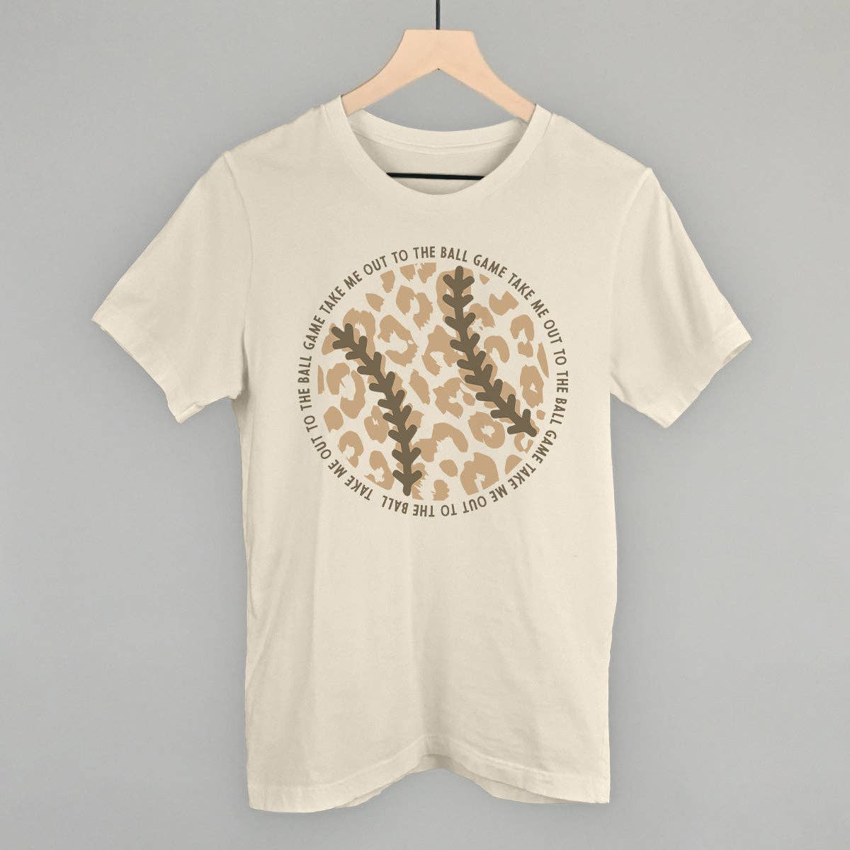 Take Me Out To the Ball Game (Leopard Baseball) Unisex T-shirt, Sweatshirt, Hoodie, Long Sleeve Tee - T-Shirt, Sweatshirt, Hoodie