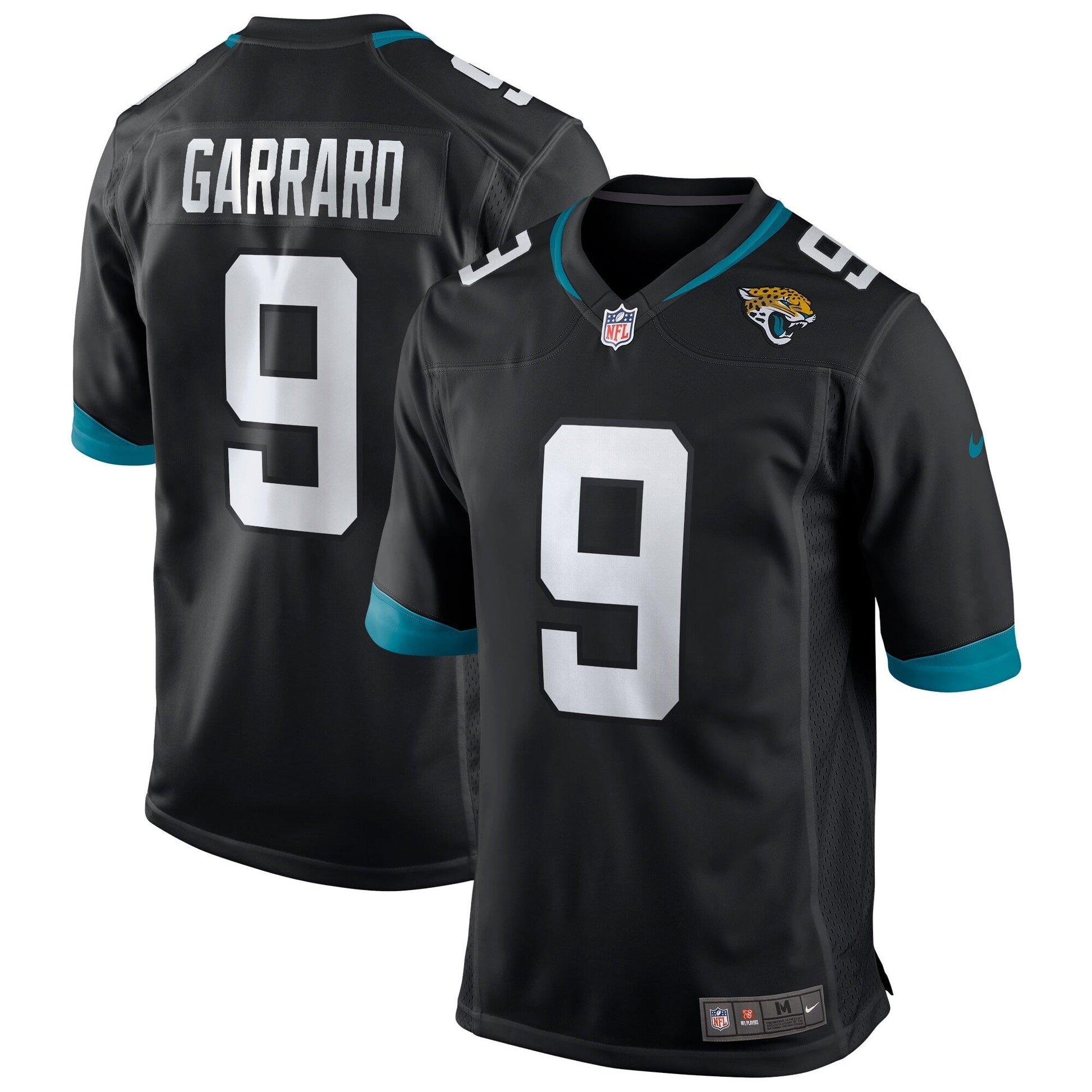 David Garrard Jacksonville Jaguars Game Retired Jersey - Black football jersey product view 1